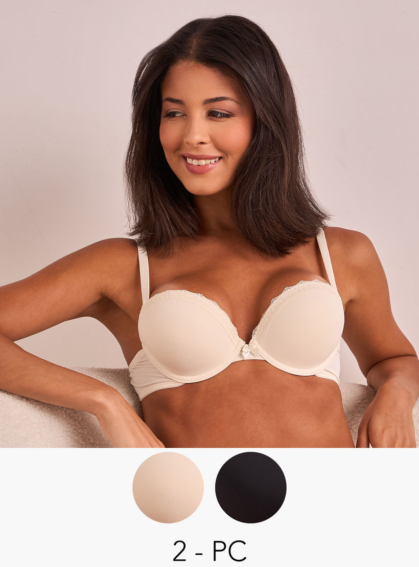 صدريّة بلانج مبطّنة بمشبك إغلاق - طقم من قطعتين-women-clothing-lingerie-bras-image-1