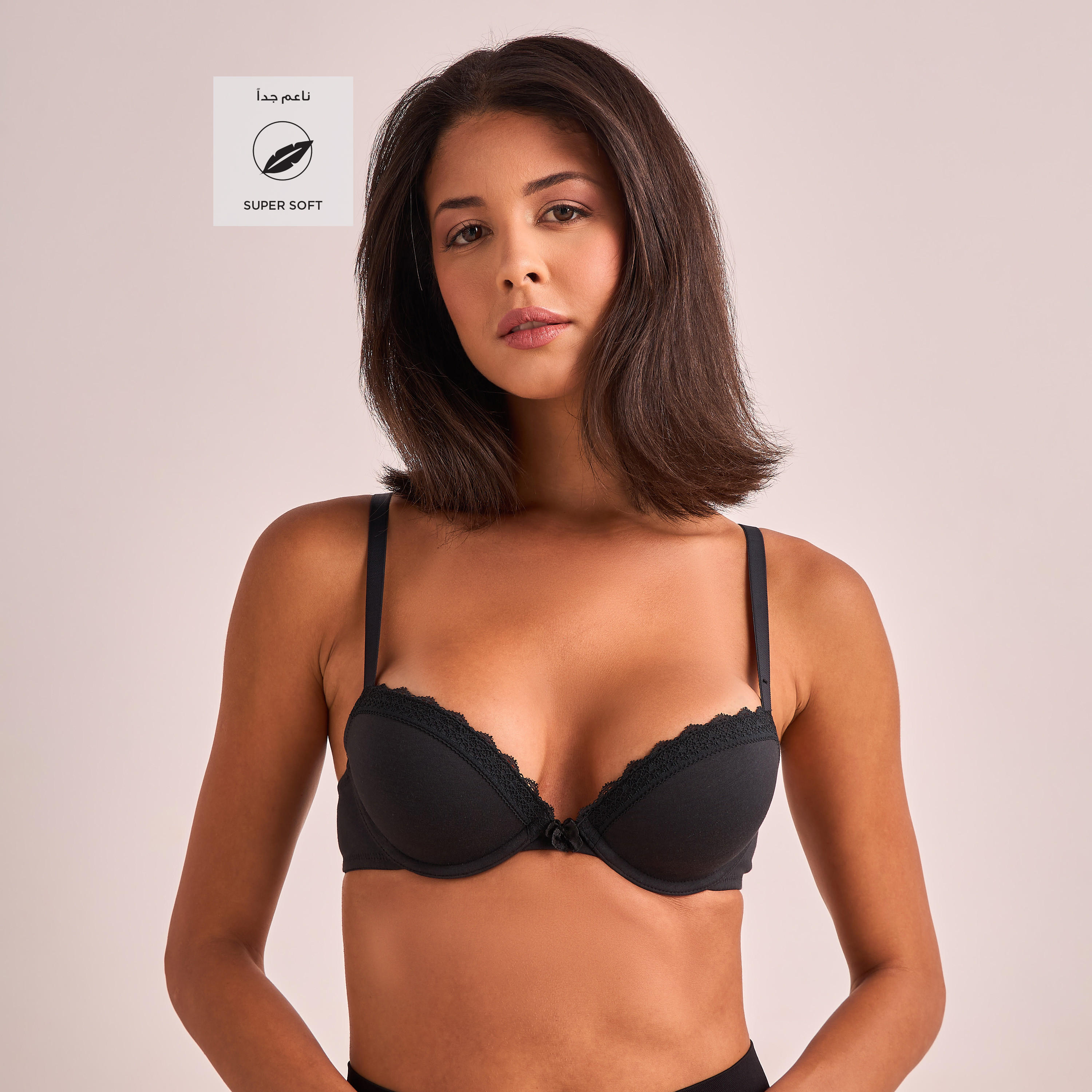 Splash Intimates 2-Pack Padded Plunge Bra with Antibacterial Protection-women-clothing-lingerie-bras-image-2