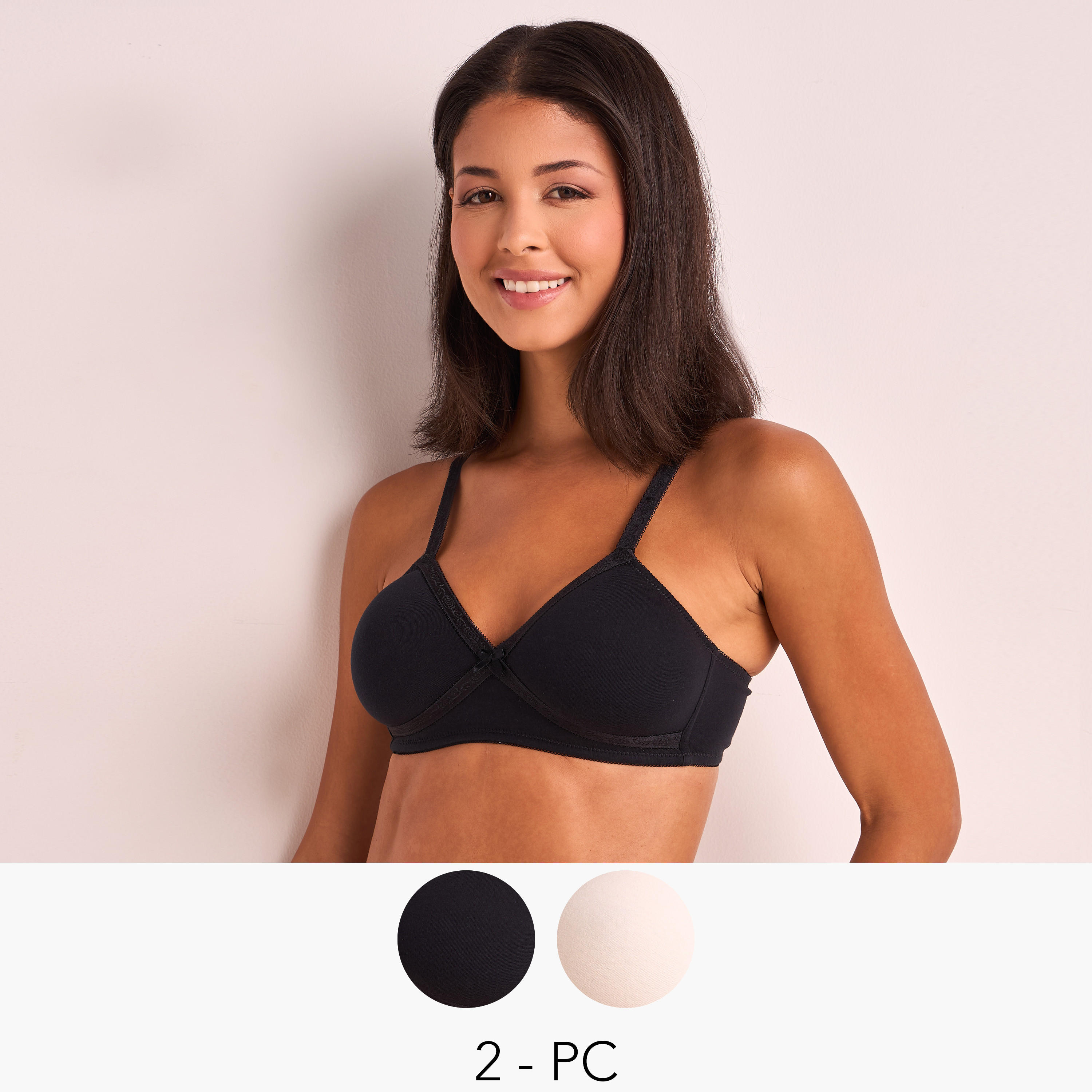 2-Pack Non-Padded Non-Wired Bra-women-clothing-lingerie-bras-image-1