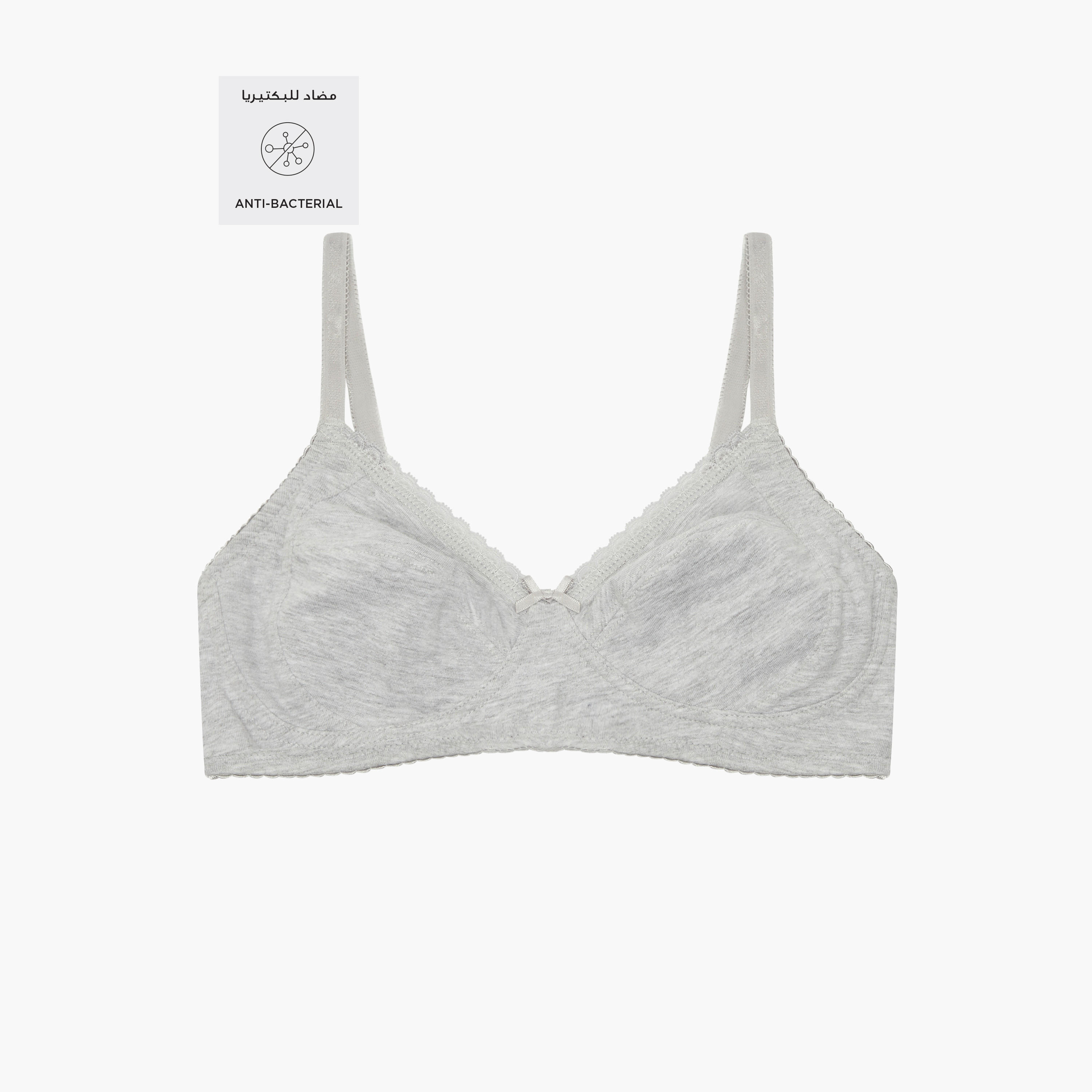 Set of 2 - Bra with Lace Detail and Hook and Eye Closure-women-clothing-lingerie-bras-image-2