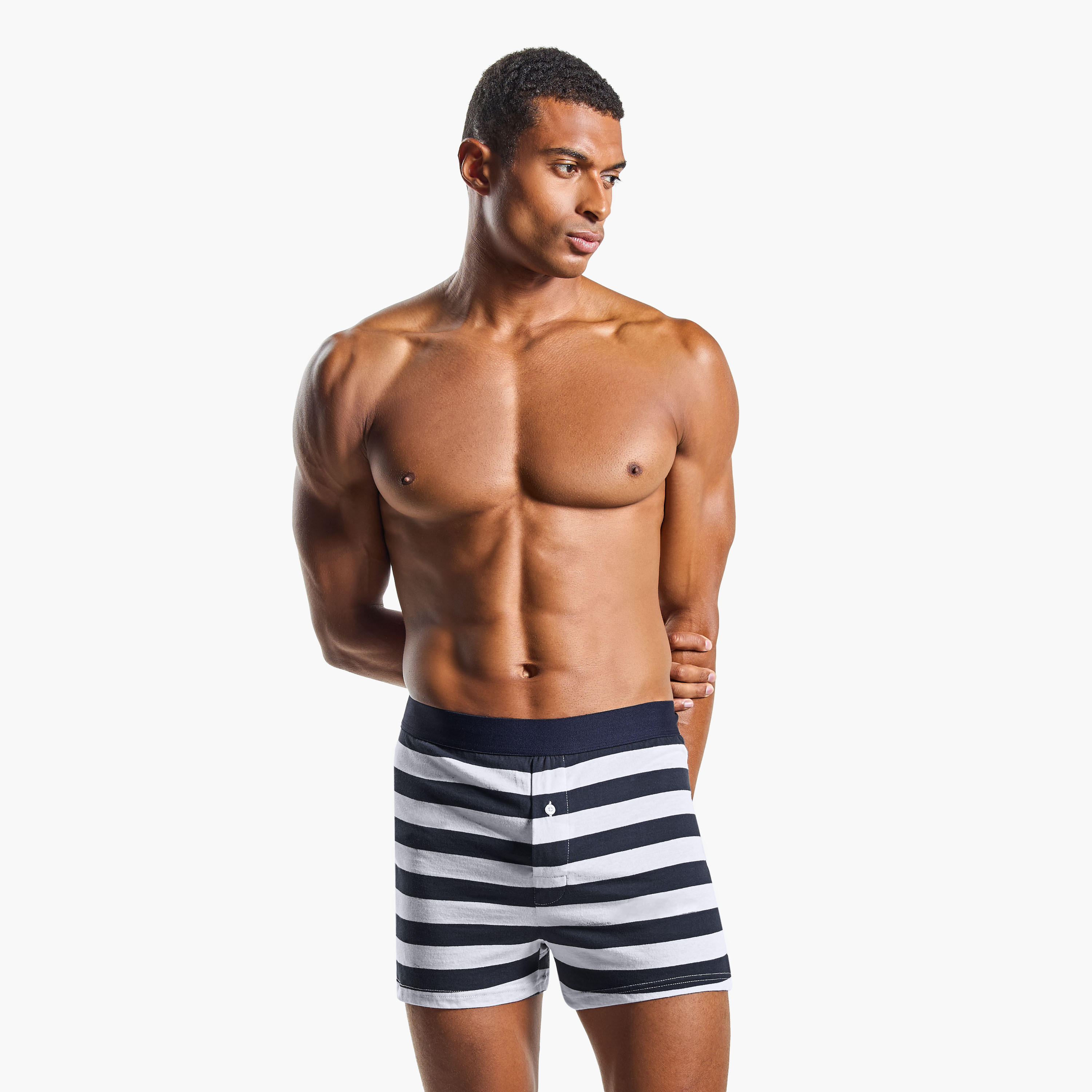 طقم بوكسر 3 قطع بخصر مطّاطي وحماية من البكتيريا-men-clothing-innerwear-underwear-image-3