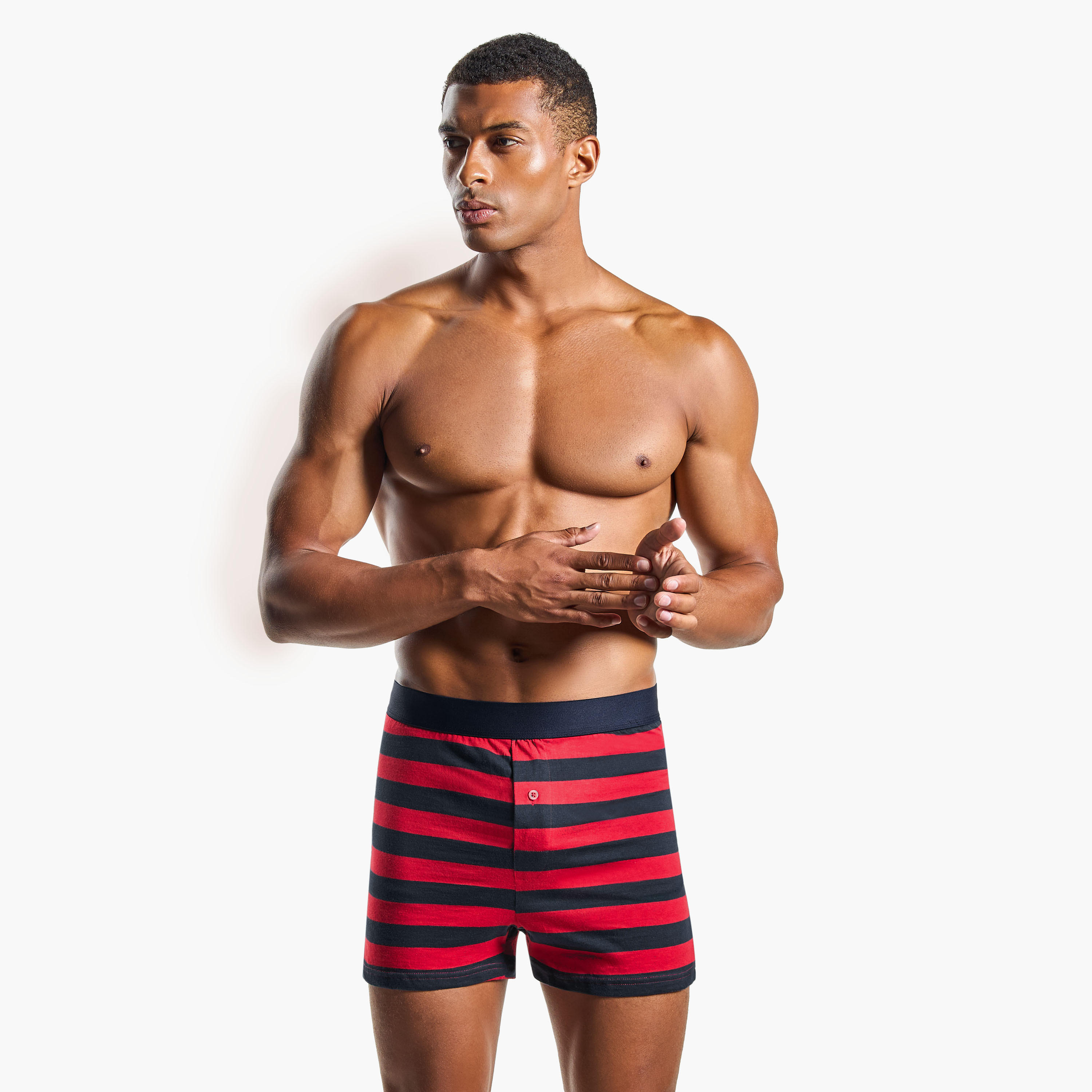 طقم بوكسر 3 قطع بخصر مطّاطي وحماية من البكتيريا-men-clothing-innerwear-underwear-image-4