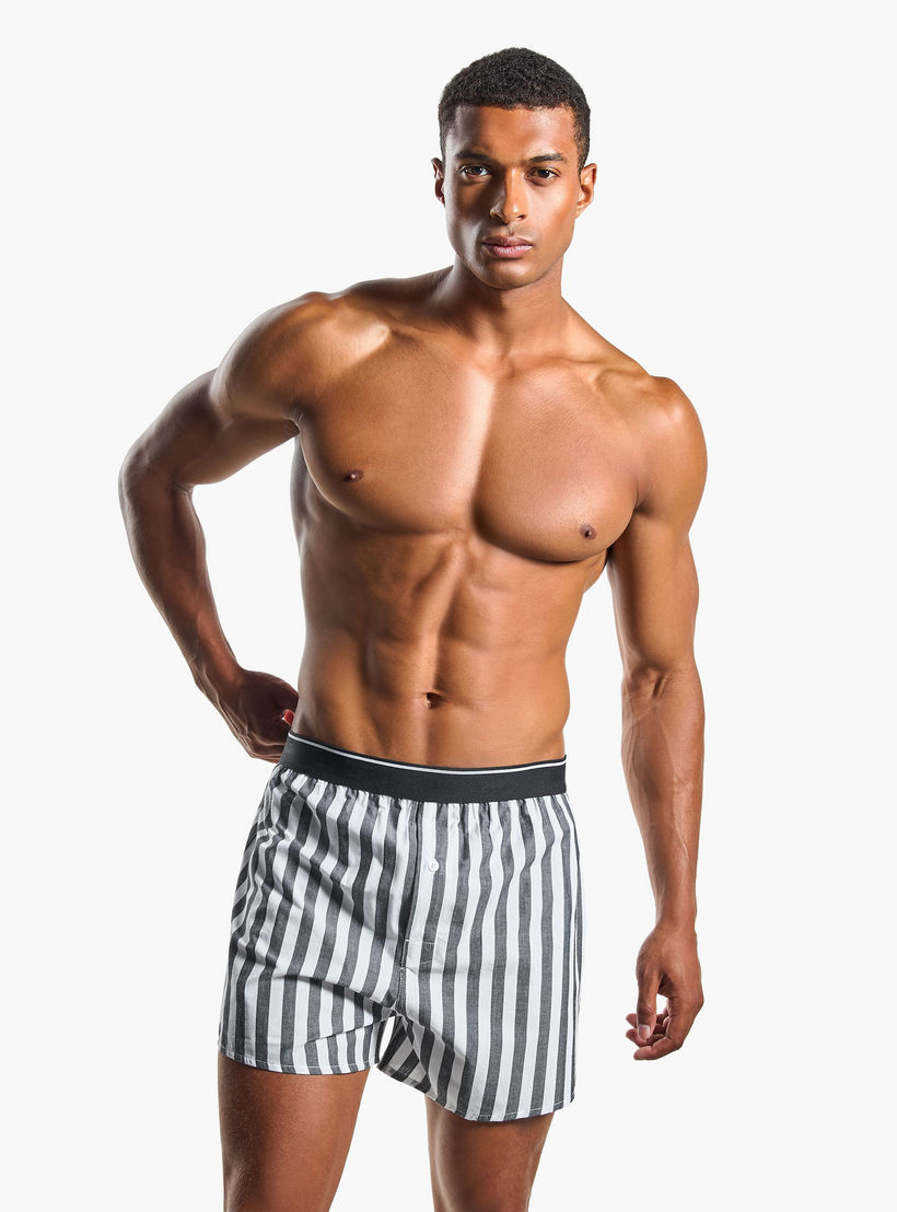 طقم بوكسر 3 قطع بخصر مطّاطي وحماية من البكتيريا-men-clothing-innerwear-underwear-image-4