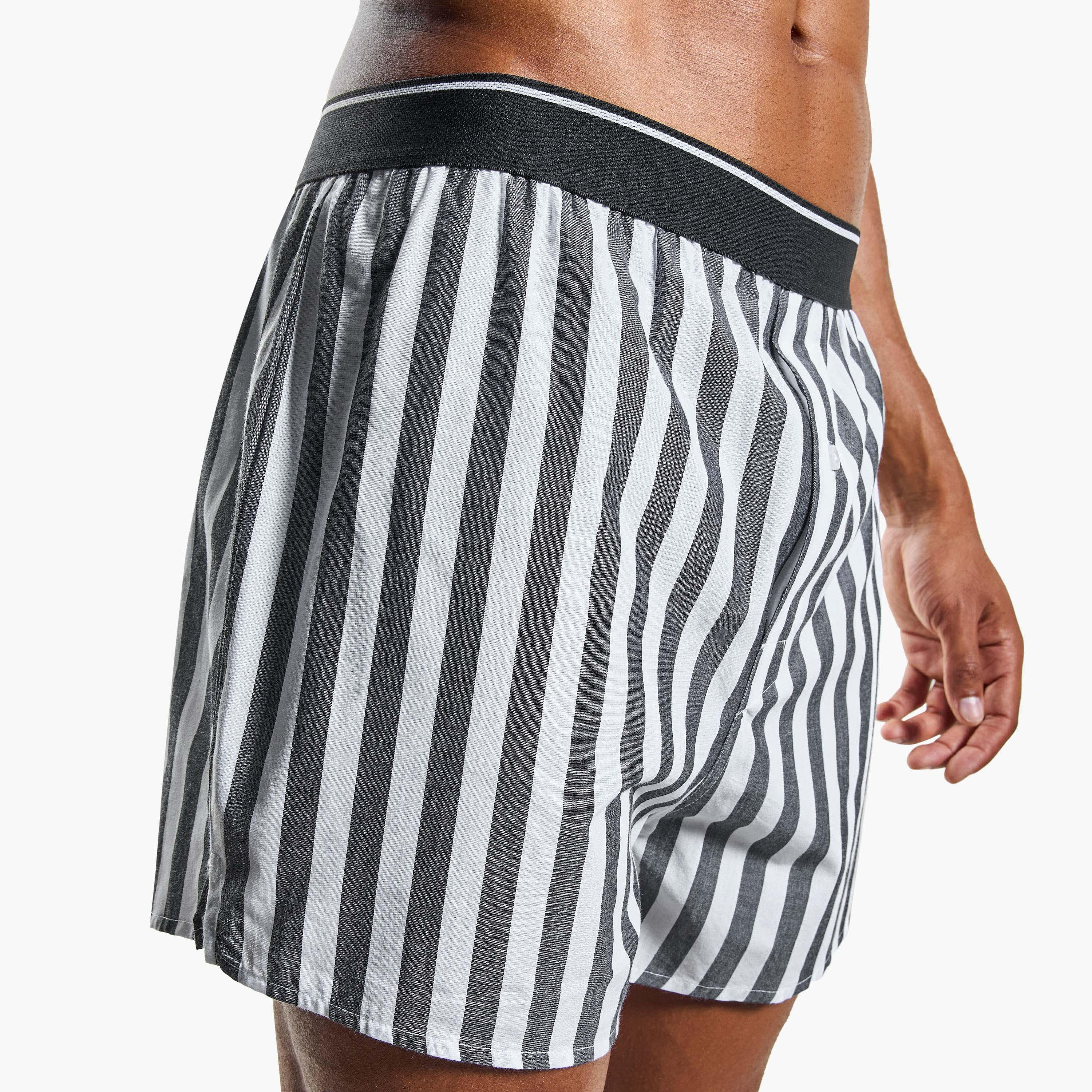Set of 3 - Boxers with Elasticated Waist and Antibacterial Protection-men-clothing-innerwear-underwear-image-7