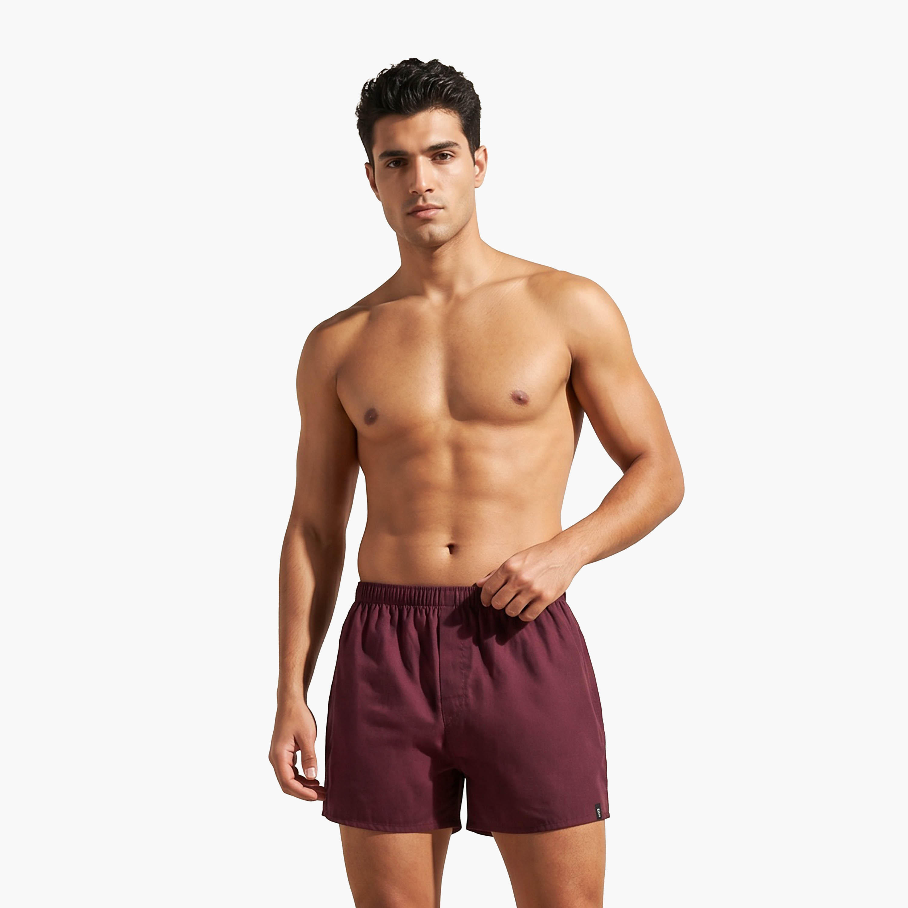 طقم بوكسر 3 قطع بخصر مطّاطي وحماية من البكتيريا-men-clothing-innerwear-underwear-image-3