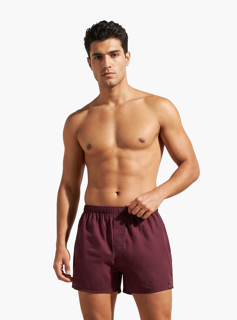 طقم بوكسر 3 قطع بخصر مطّاطي وحماية من البكتيريا-men-clothing-innerwear-underwear-image-3