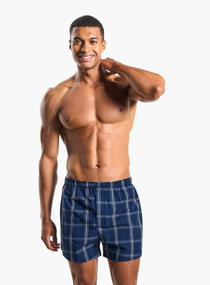 طقم بوكسر 3 قطع بخصر مطّاطي وحماية من البكتيريا-men-clothing-innerwear-underwear-image-4