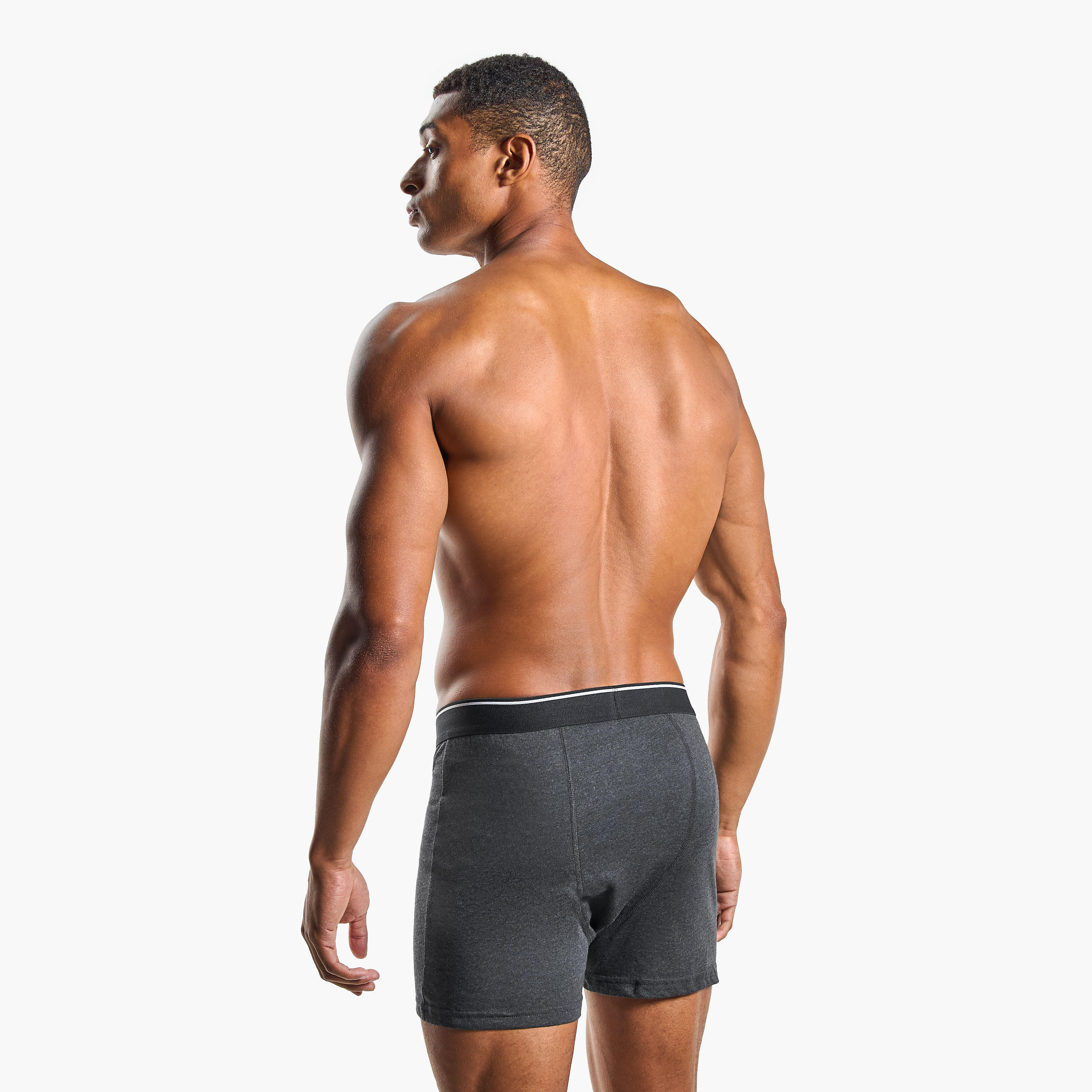 Set of 3 - Boxers with Elasticated Waistband and Antibacterial Protection-men-clothing-innerwear-underwear-image-5