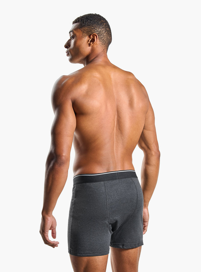Set of 3 - Boxers with Elasticated Waistband and Antibacterial Protection-men-clothing-innerwear-underwear-image-5