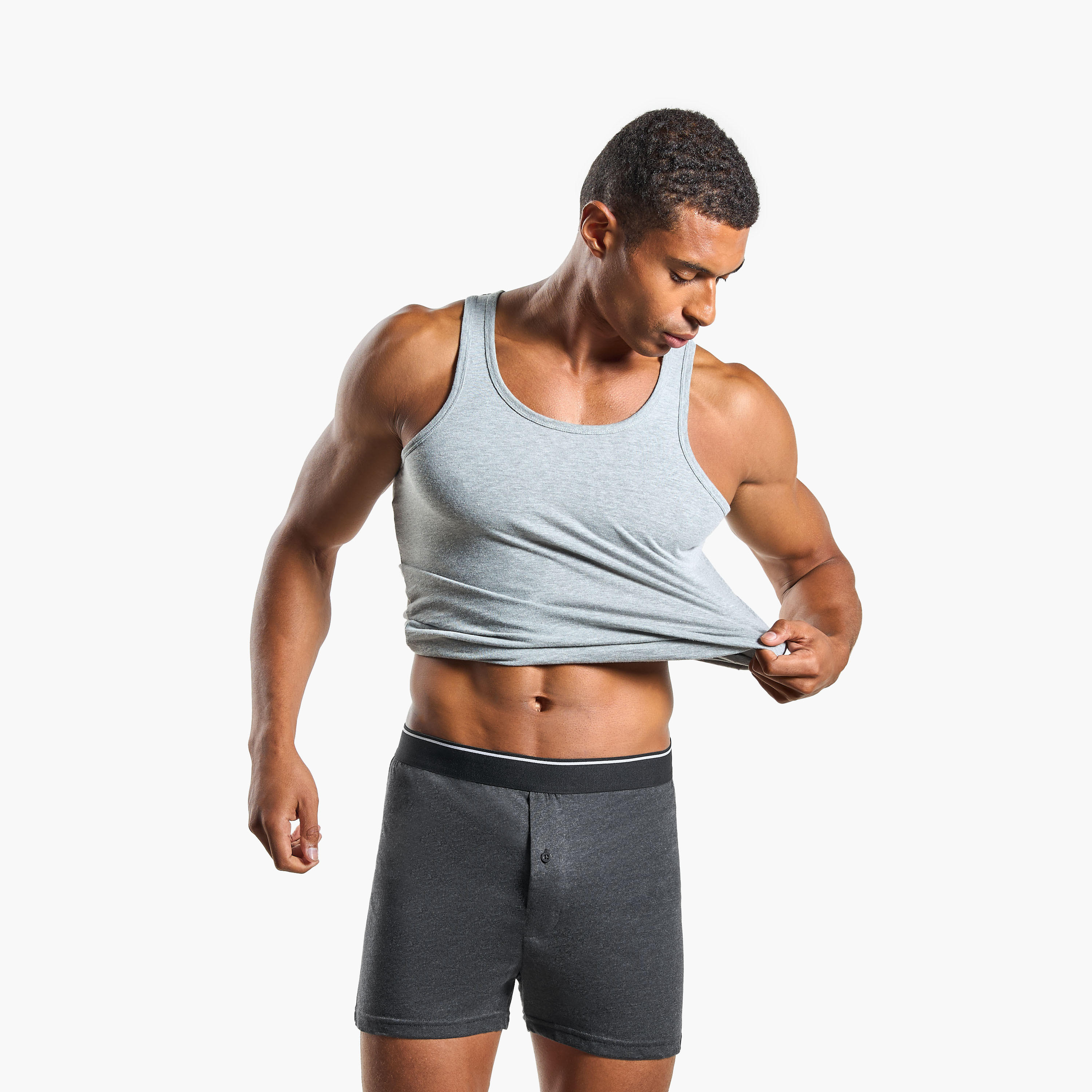 Set of 3 - Boxers with Elasticated Waistband and Antibacterial Protection-men-clothing-innerwear-underwear-image-6