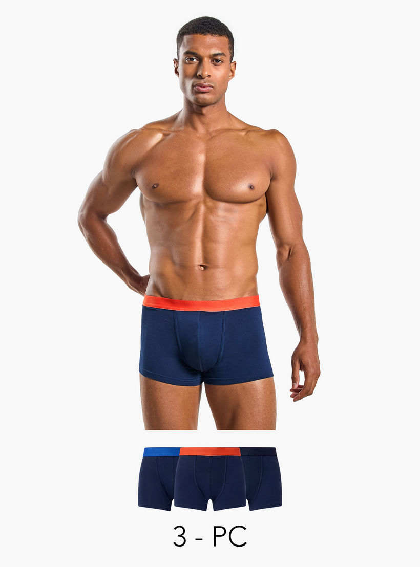 طقم بوكسر 3 قطع بخصر مطّاطي وحماية من البكتيريا-men-clothing-innerwear-underwear-image-1