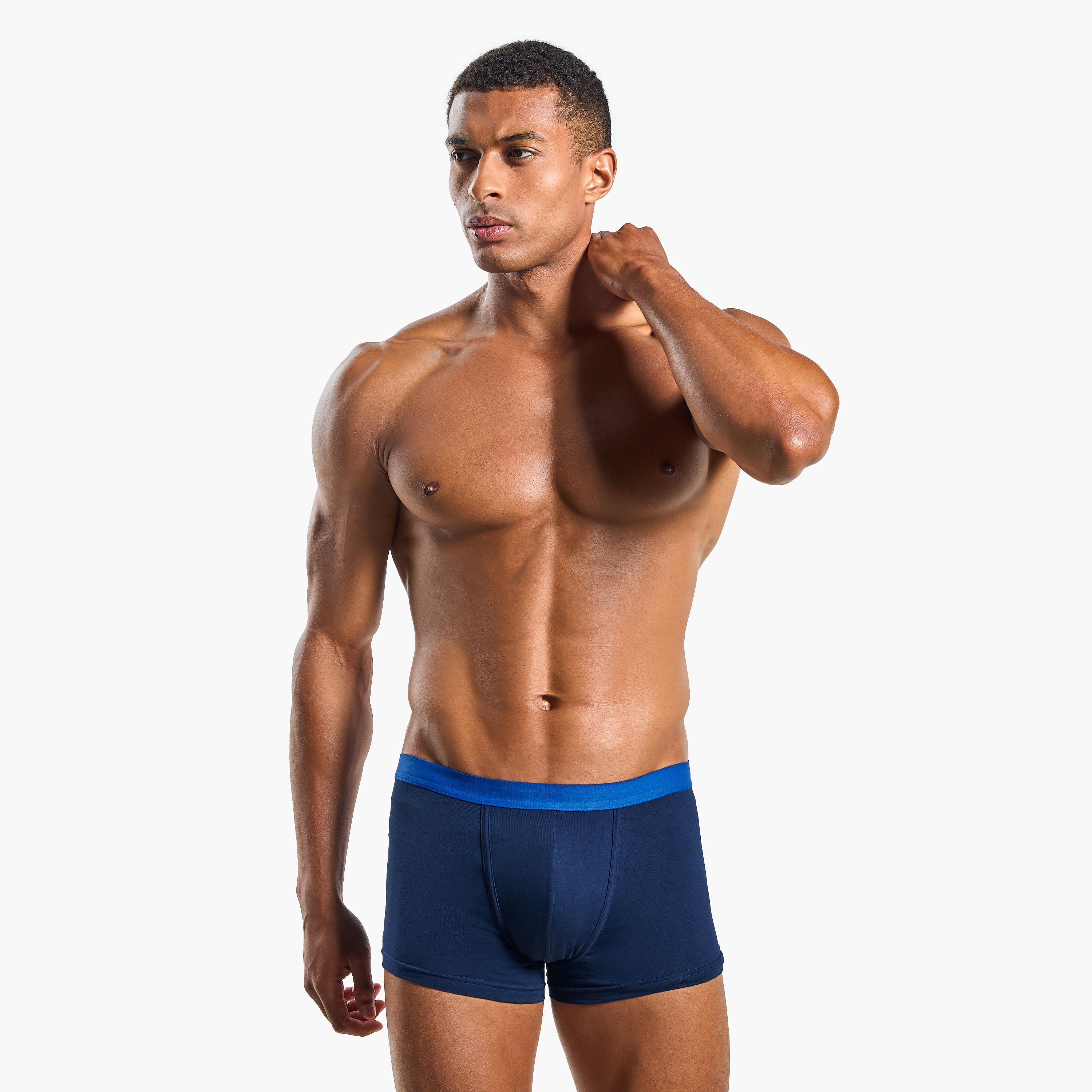 طقم بوكسر 3 قطع بخصر مطّاطي وحماية من البكتيريا-men-clothing-innerwear-underwear-image-2