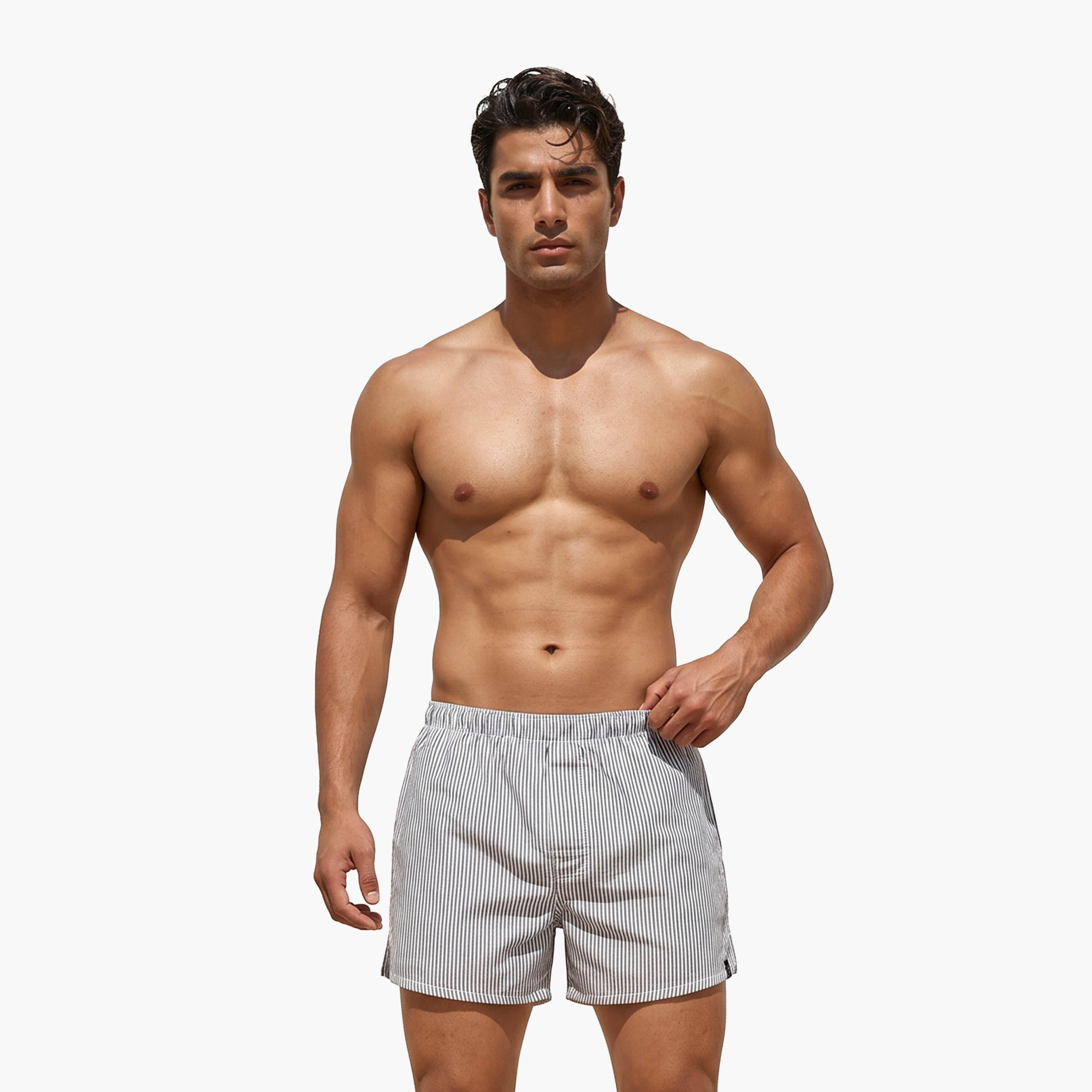 Set of 3 - Boxer Briefs with Elasticated Waistband and Antibacterial Protection-men-clothing-innerwear-underwear-image-6