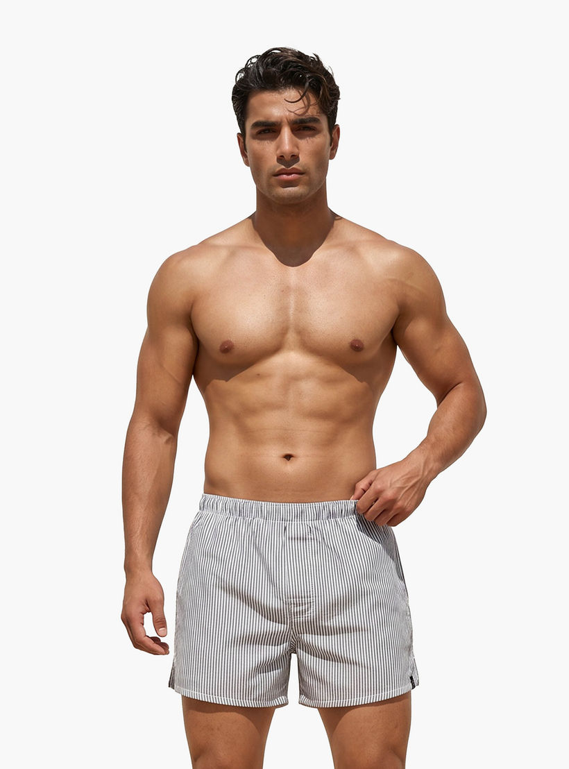 طقم بوكسر 3 قطع بخصر مطّاطي وحماية من البكتيريا-men-clothing-innerwear-underwear-image-6