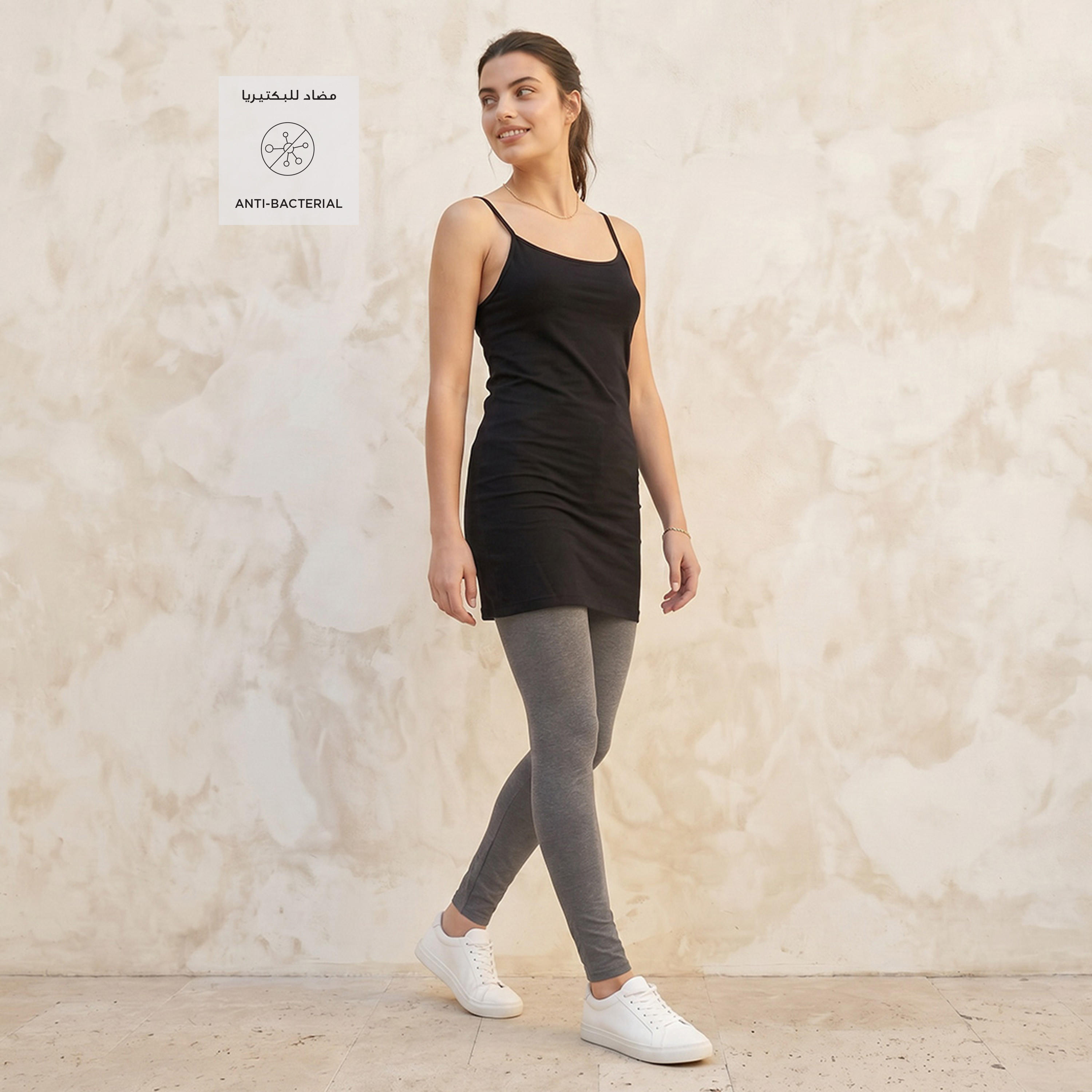 تانك توب بحمّالات رفيعة وحماية من البكتيريا من سبلاش بيزيكس-women-clothing-tshirts-image-3