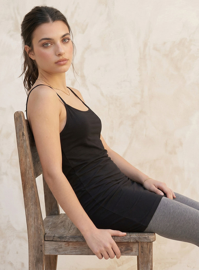 تانك توب بحمّالات رفيعة وحماية من البكتيريا من سبلاش بيزيكس-women-clothing-tshirts-image-5