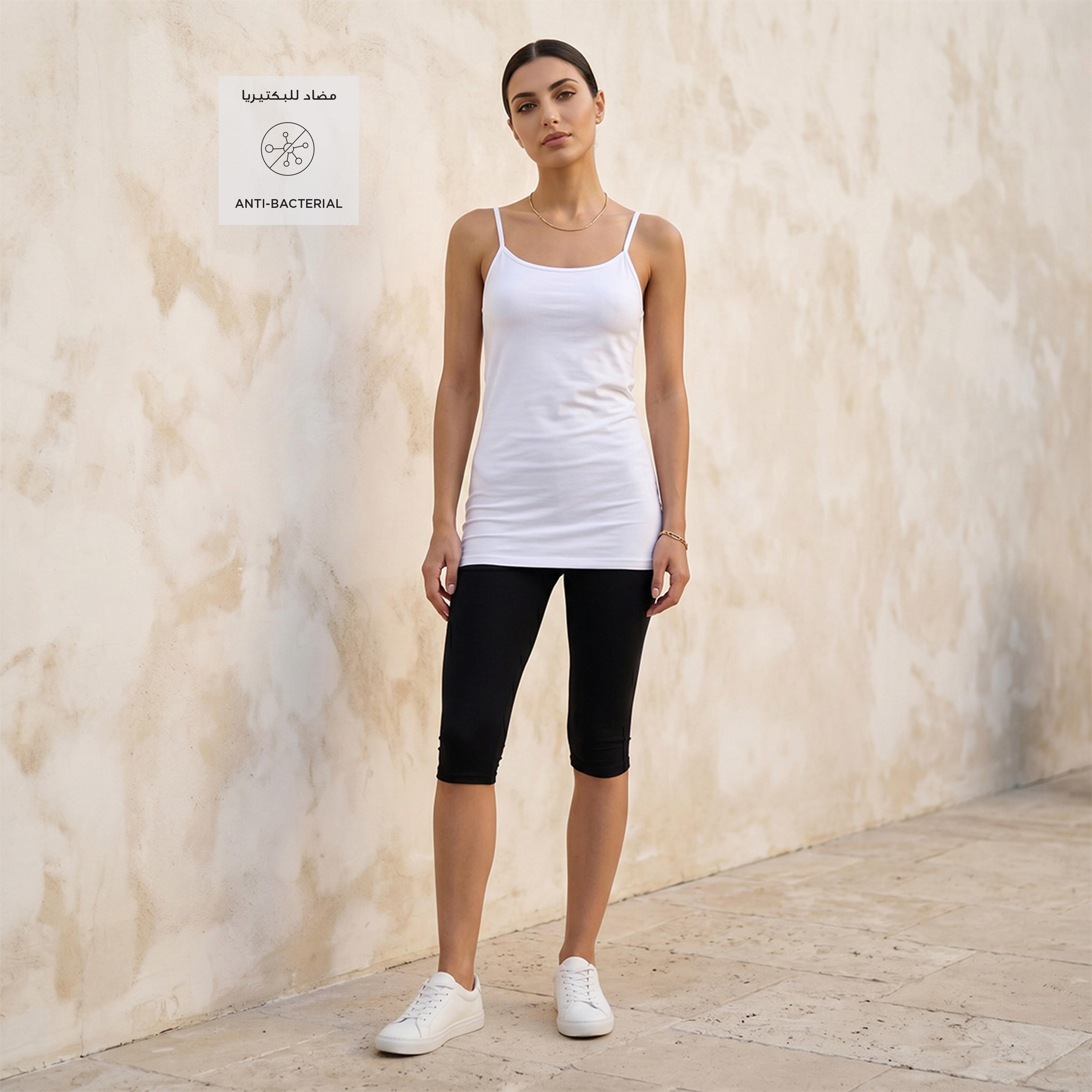 تيشيرت بياقة ضيّقة وأكمام طويلة من سبلاش بيزيكس-women-clothing-tshirts-image-3