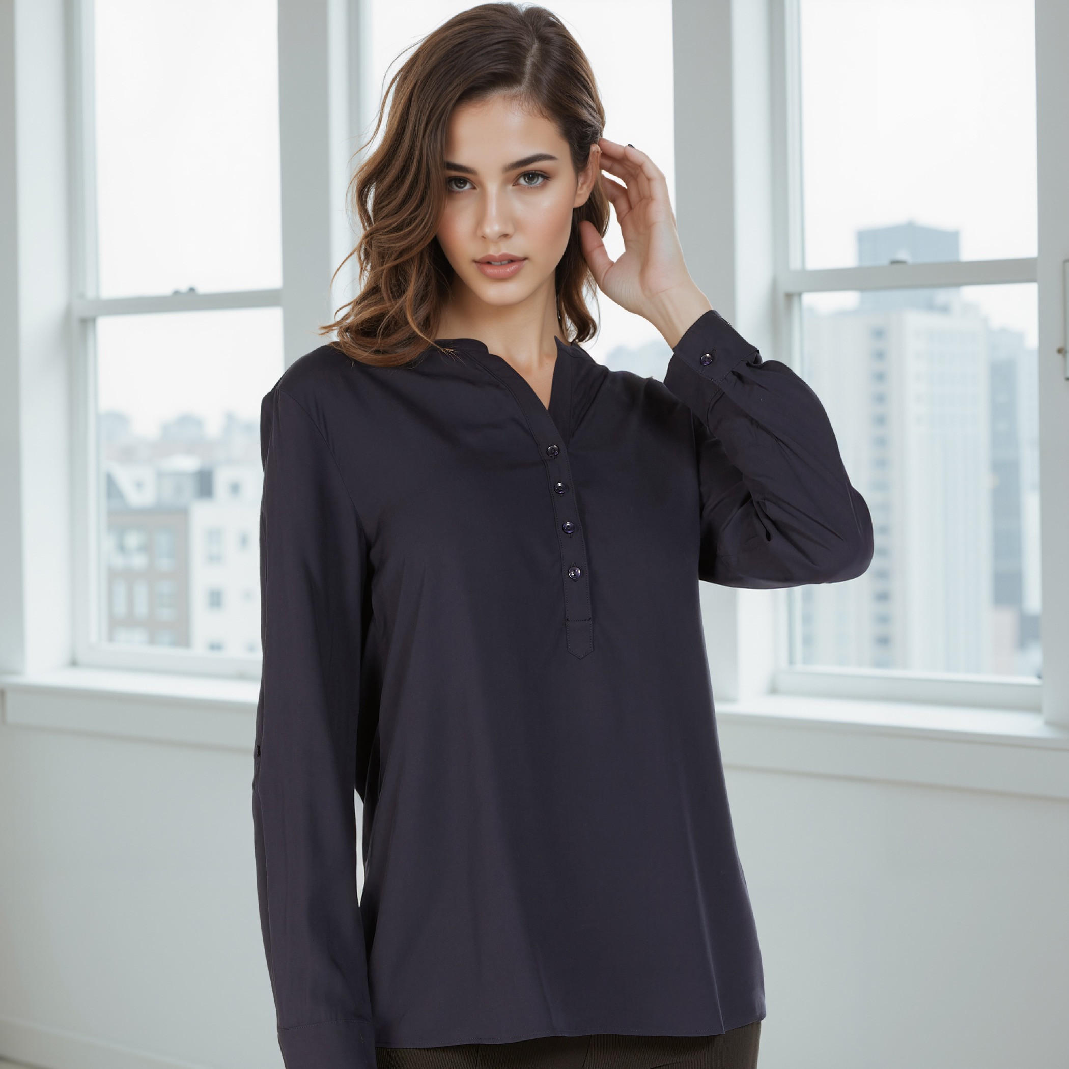 Top with Long Sleeves and High-Low Hem-CP_BESTPRICE_EXCLUSION-image-1