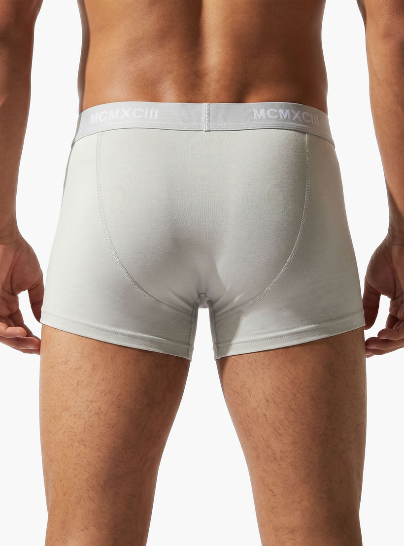 Set of 3 - Trunks with Elasticated Waistband and Antibacterial Protection-men-clothing-innerwear-underwear-image-6