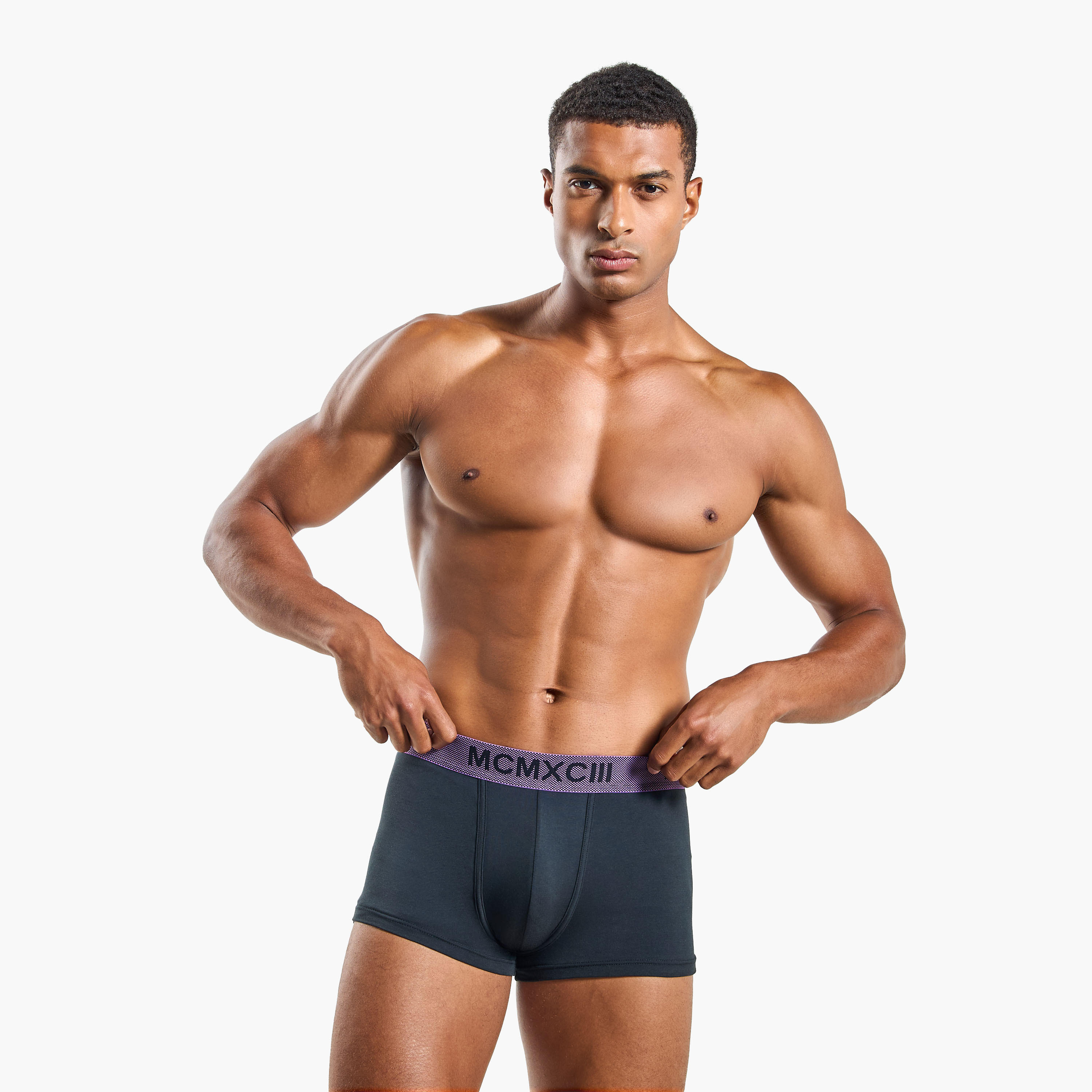 طقم سراويل ترانك 3 قطع بخصر مطّاطي وحماية من البكتيريا-men-clothing-innerwear-underwear-image-3