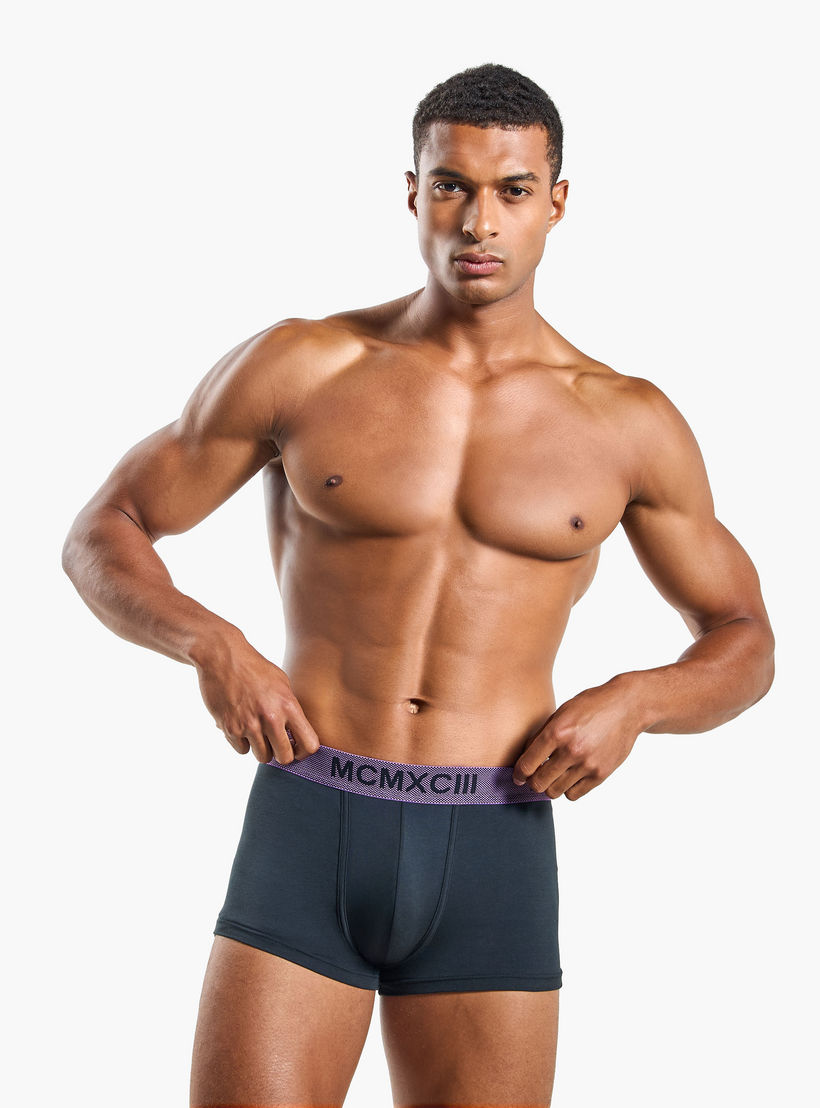 طقم سراويل ترانك 3 قطع بخصر مطّاطي وحماية من البكتيريا-men-clothing-innerwear-underwear-image-3