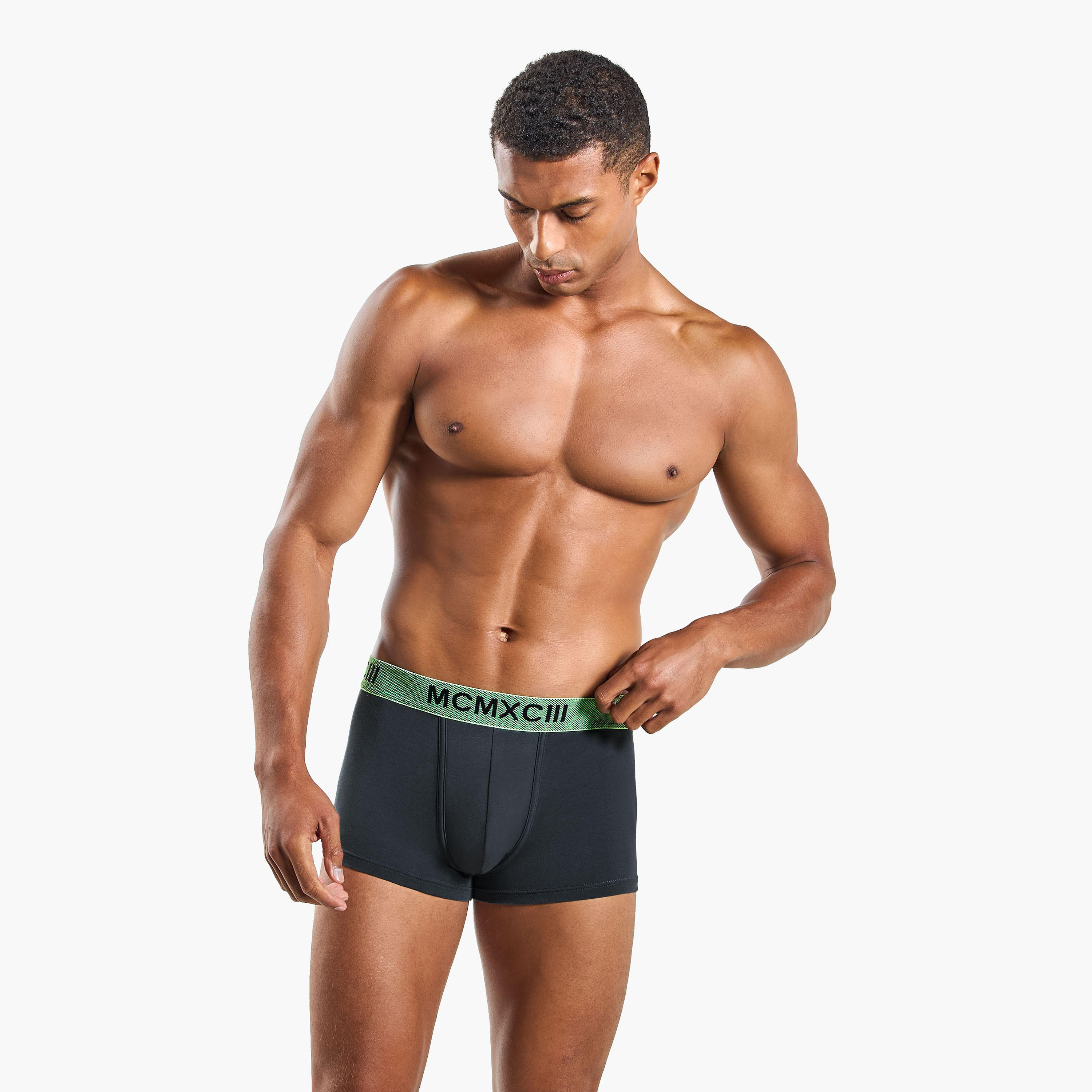 طقم سراويل ترانك 3 قطع بخصر مطّاطي وحماية من البكتيريا-men-clothing-innerwear-underwear-image-4