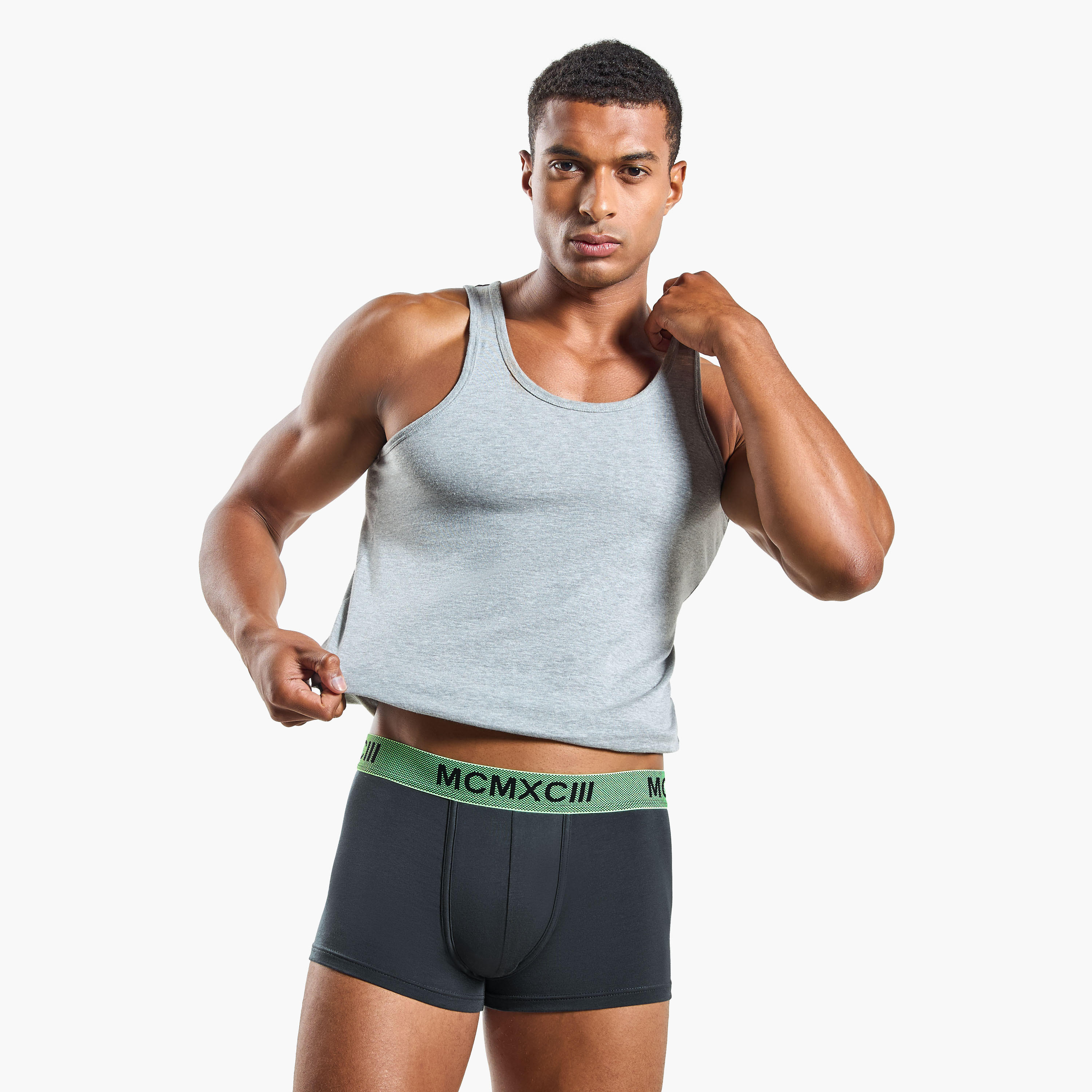طقم سراويل ترانك 3 قطع بخصر مطّاطي وحماية من البكتيريا-men-clothing-innerwear-underwear-image-6