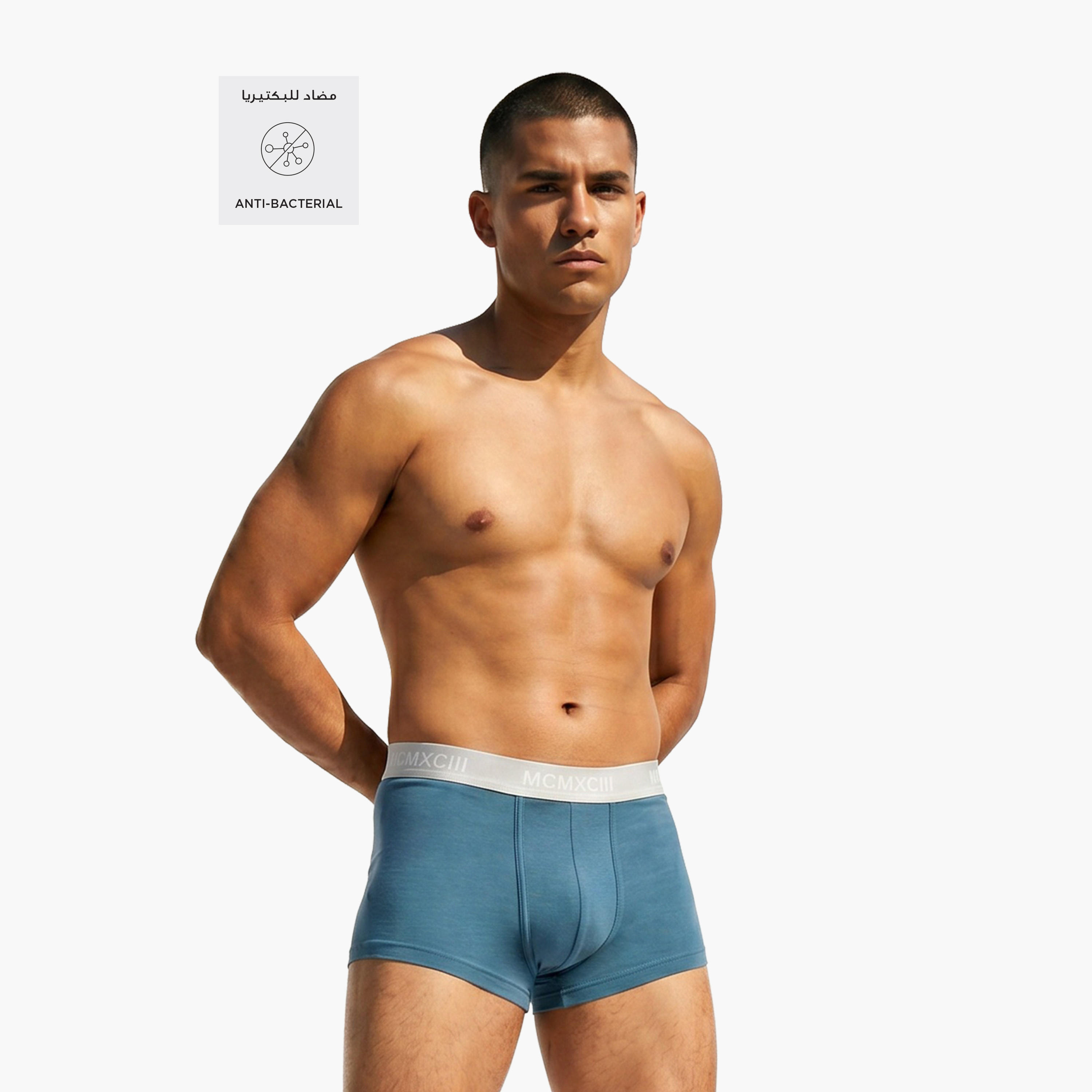 Set of 3 - Trunks with Elasticated Waistband and Antibacterial Protection-PROMO_SP_BH_2FOR10_110625-image-2