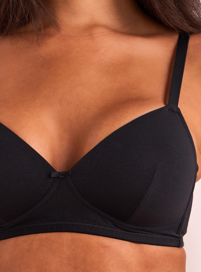 Padded Wired Bra with Antibacterial Protection-women-clothing-lingerie-bras-image-3
