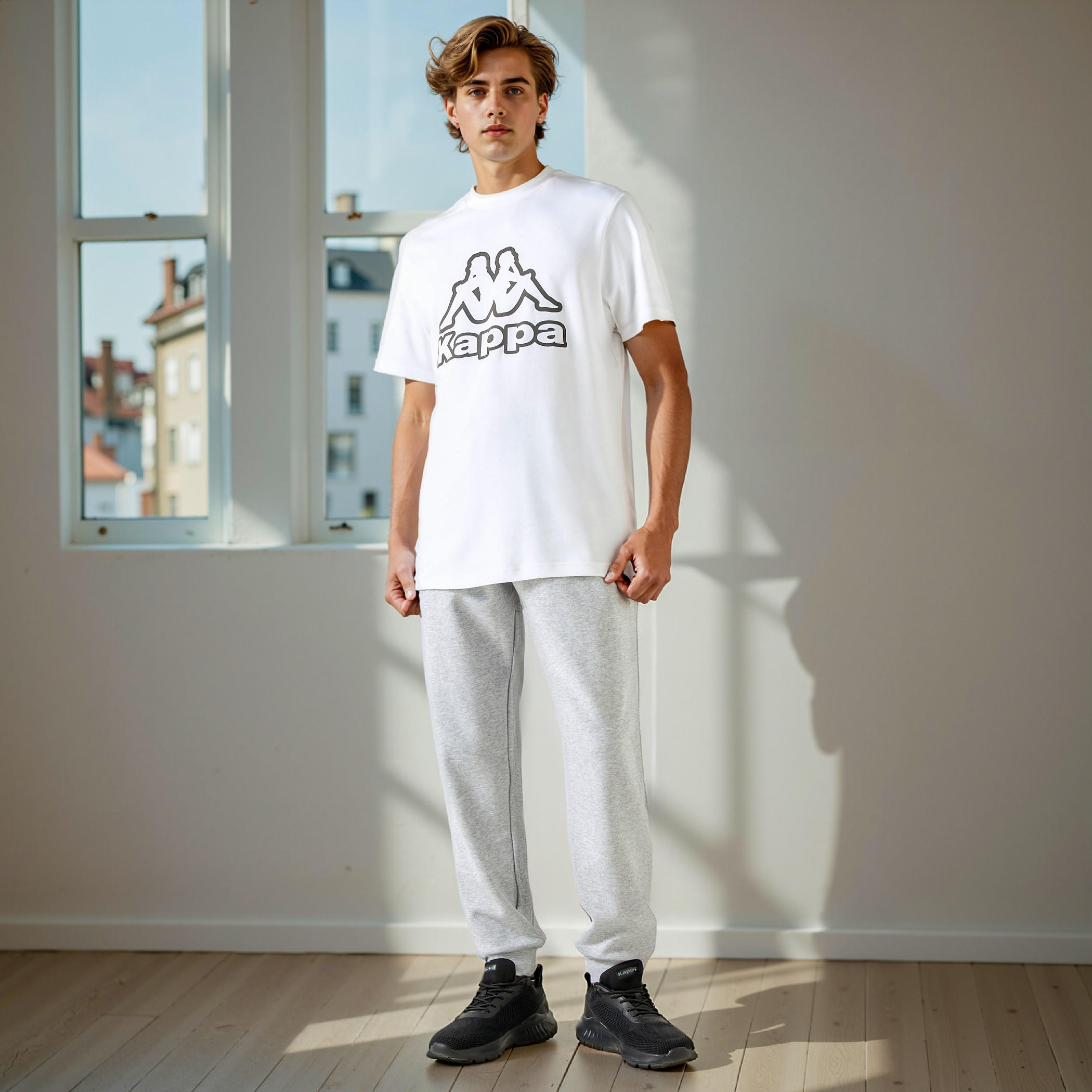 تيشيرت بقصّة عادية وياقة ضيّقة وأكمام قصيرة وطبعات من كابا-men-clothing-tshirtsandpolos-tshirts-image-6