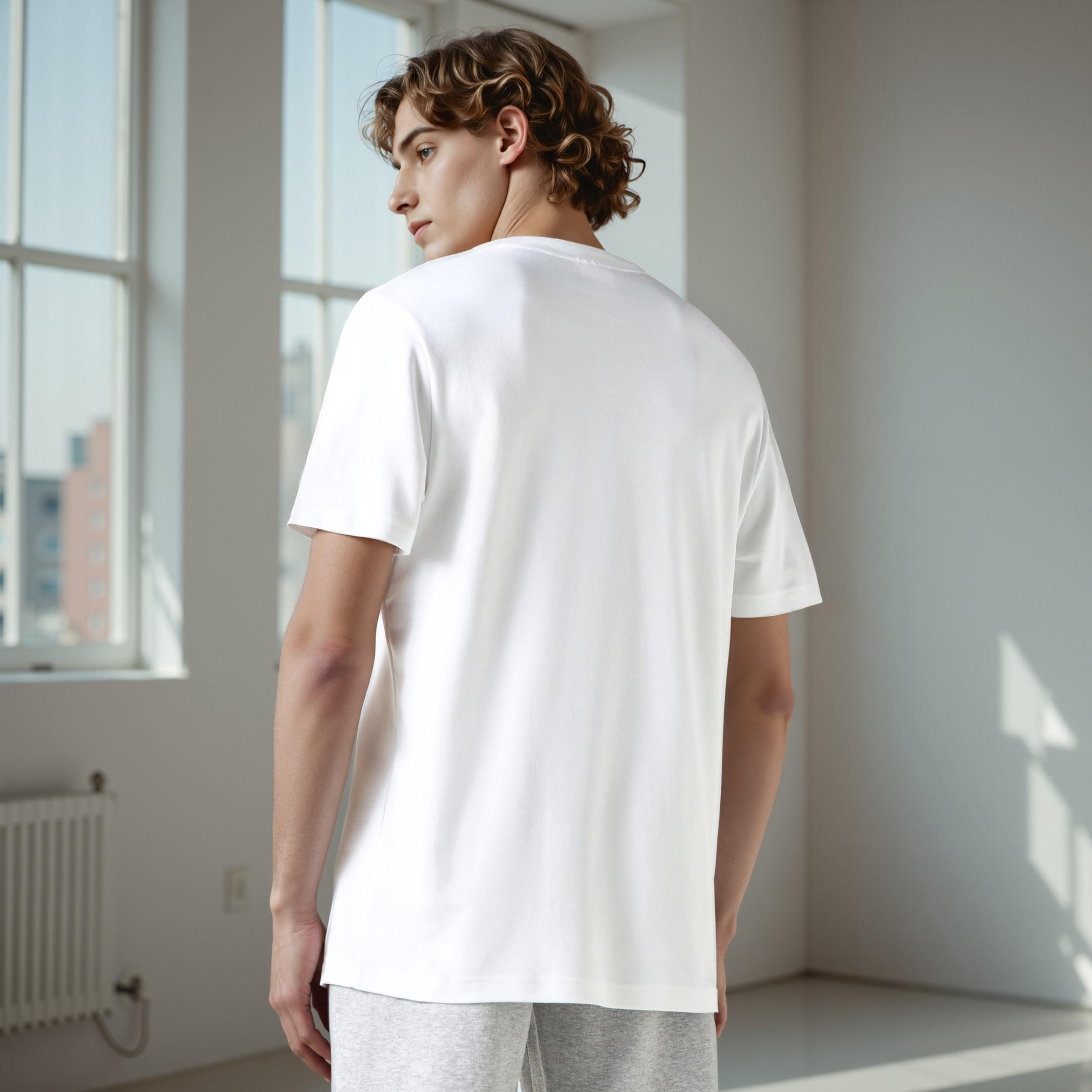 تيشيرت بقصّة عادية وياقة ضيّقة وأكمام قصيرة وطبعات من كابا-men-clothing-tshirtsandpolos-tshirts-image-7