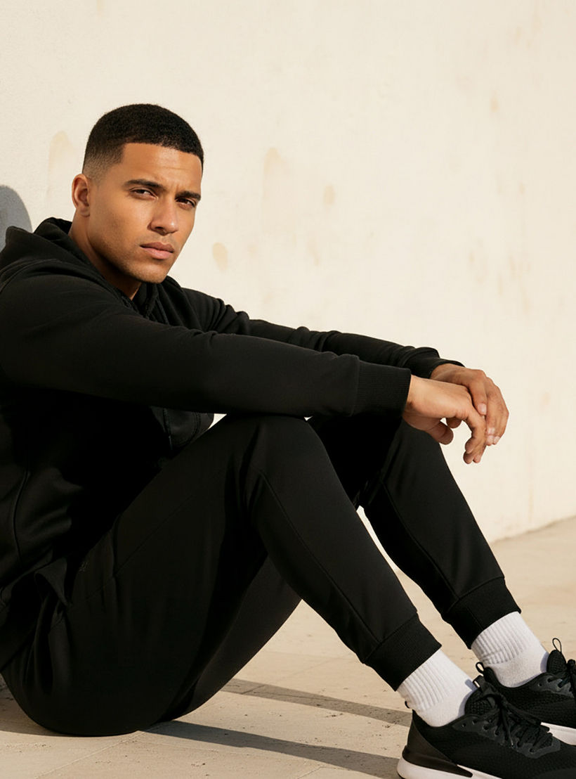 بنطلون رياضي برباط إغلاق وجيوب-men-clothing-sportswearandactivewear-tracksuits-image-2