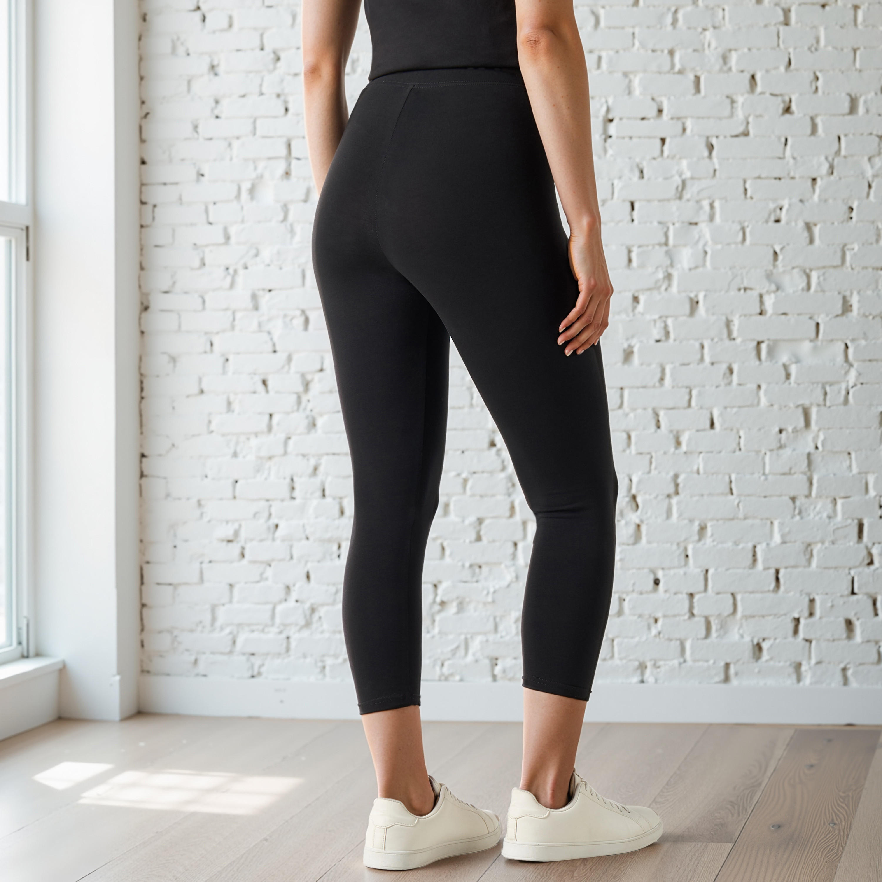 High Waist Cropped UltraStretch Cotton Leggings with FlexiComfort Waist-women-clothing-bottoms-leggings-image-3