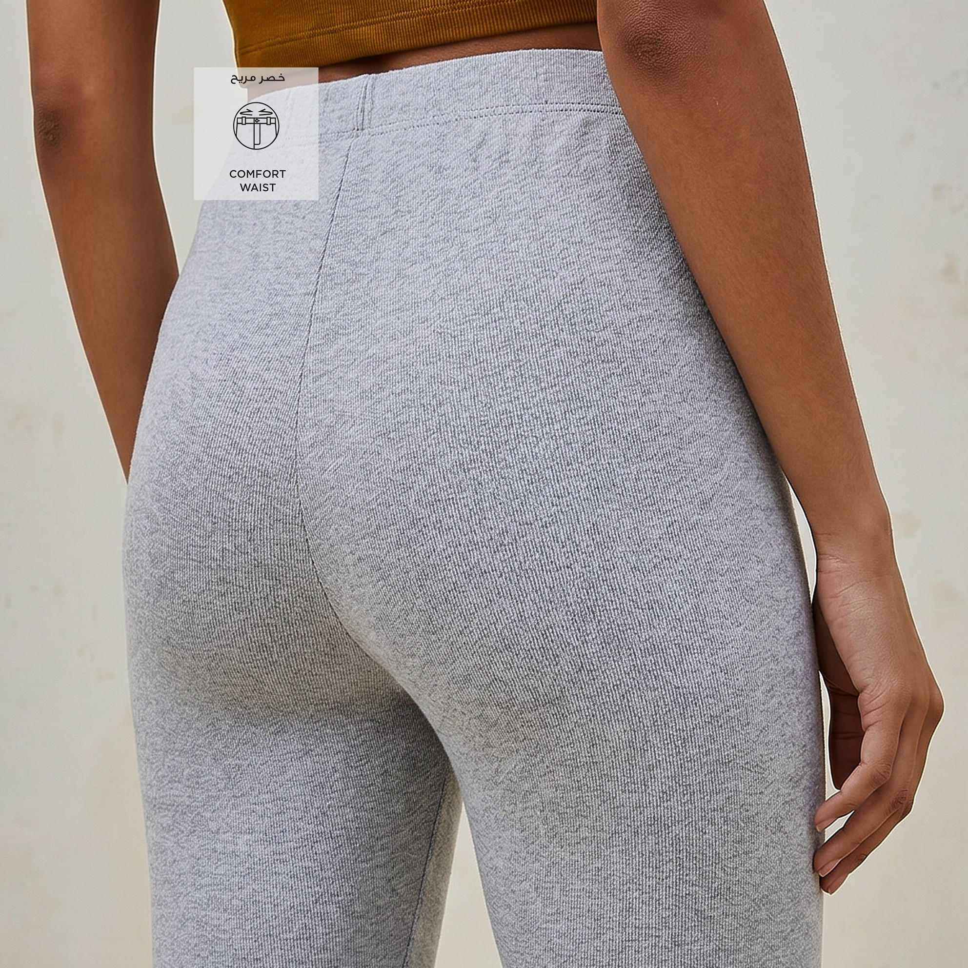 Splash Basics High Waist Full Length UltraStretch Cotton Leggings with Elasticated Waist-women-clothing-leggings-image-2