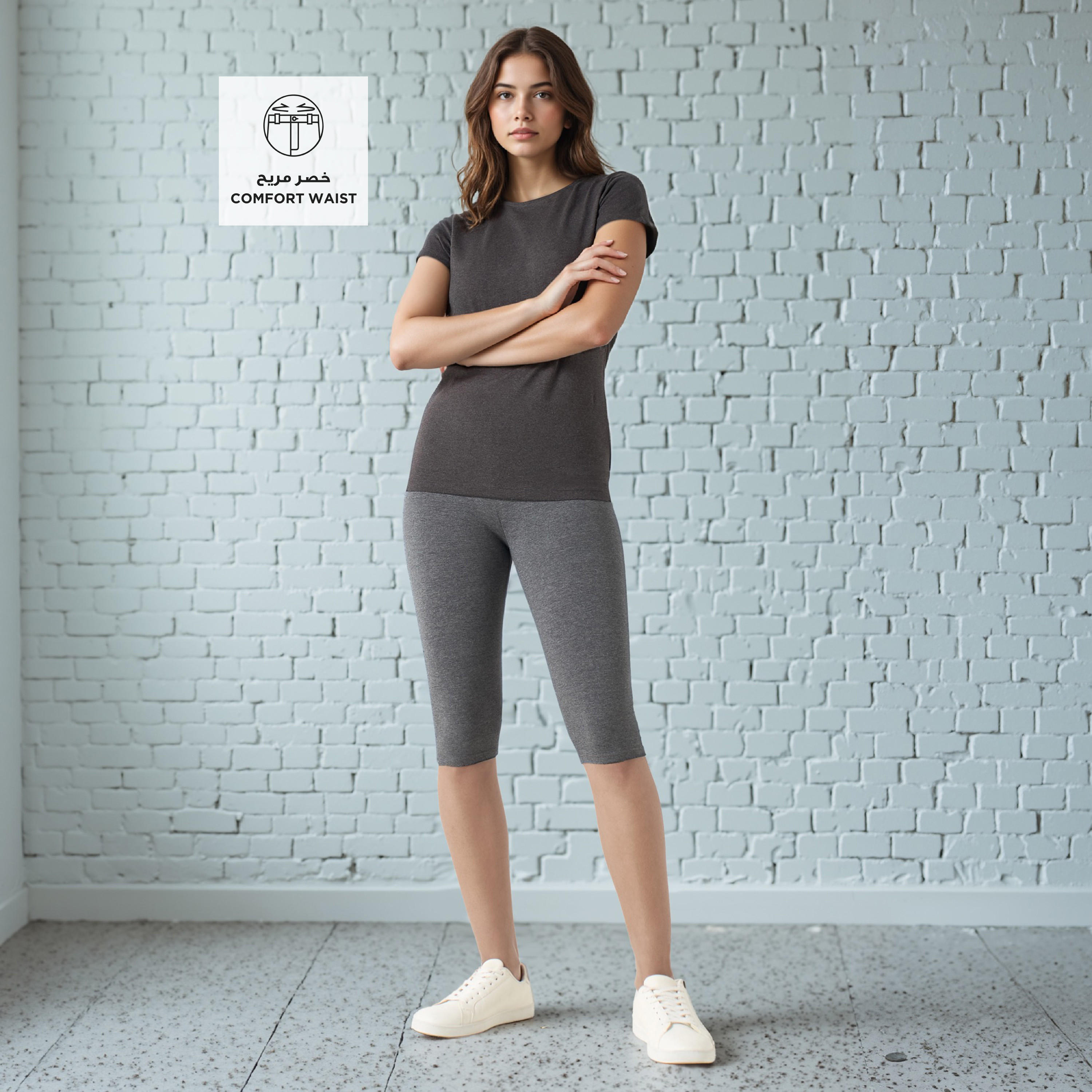 High Waist UltraStretch Cycling Shorts with FlexiComfort Waist-women-clothing-bottoms-leggings-image-2