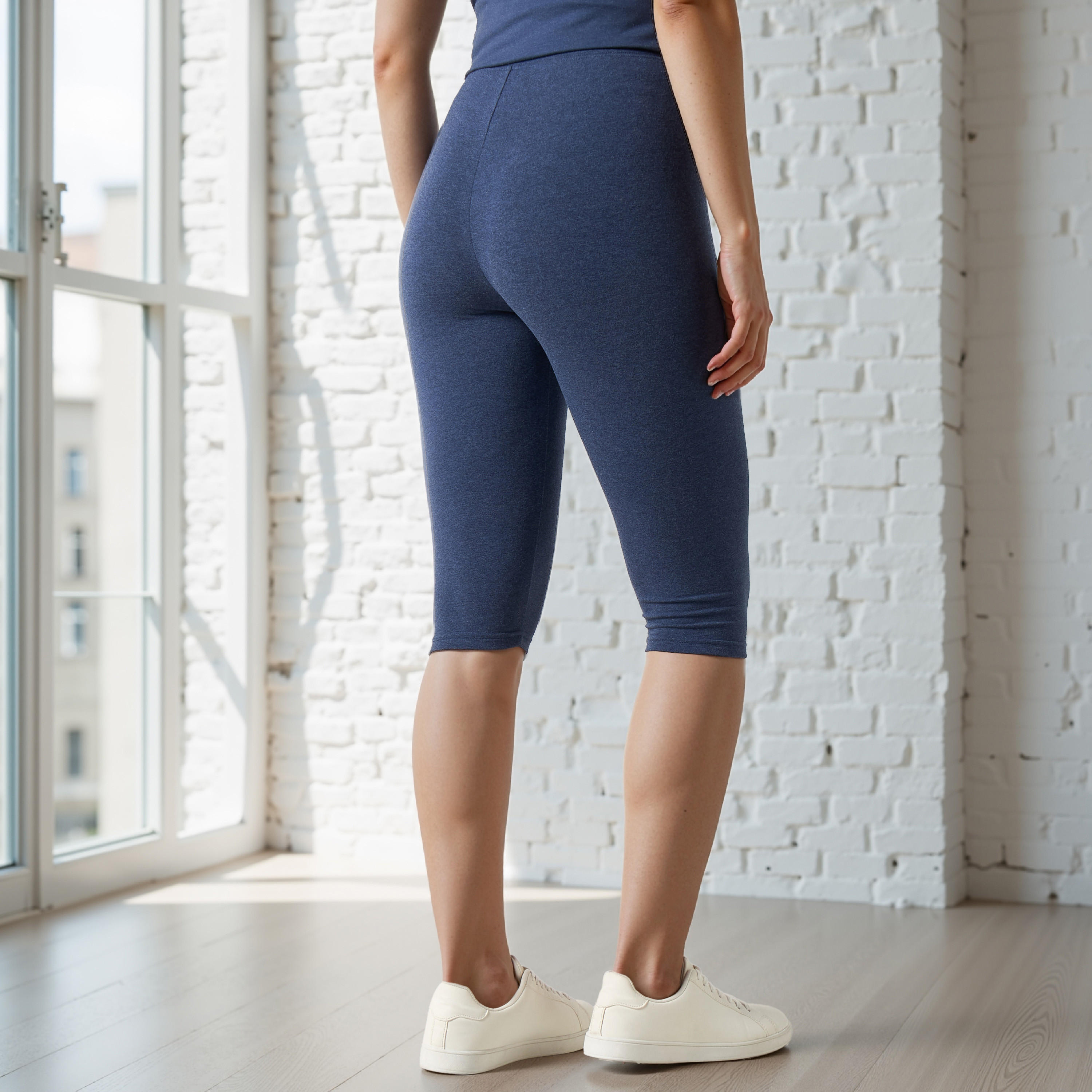 High Waist UltraStretch Cycling Shorts with FlexiComfort Waist-women-clothing-bottoms-leggings-image-3