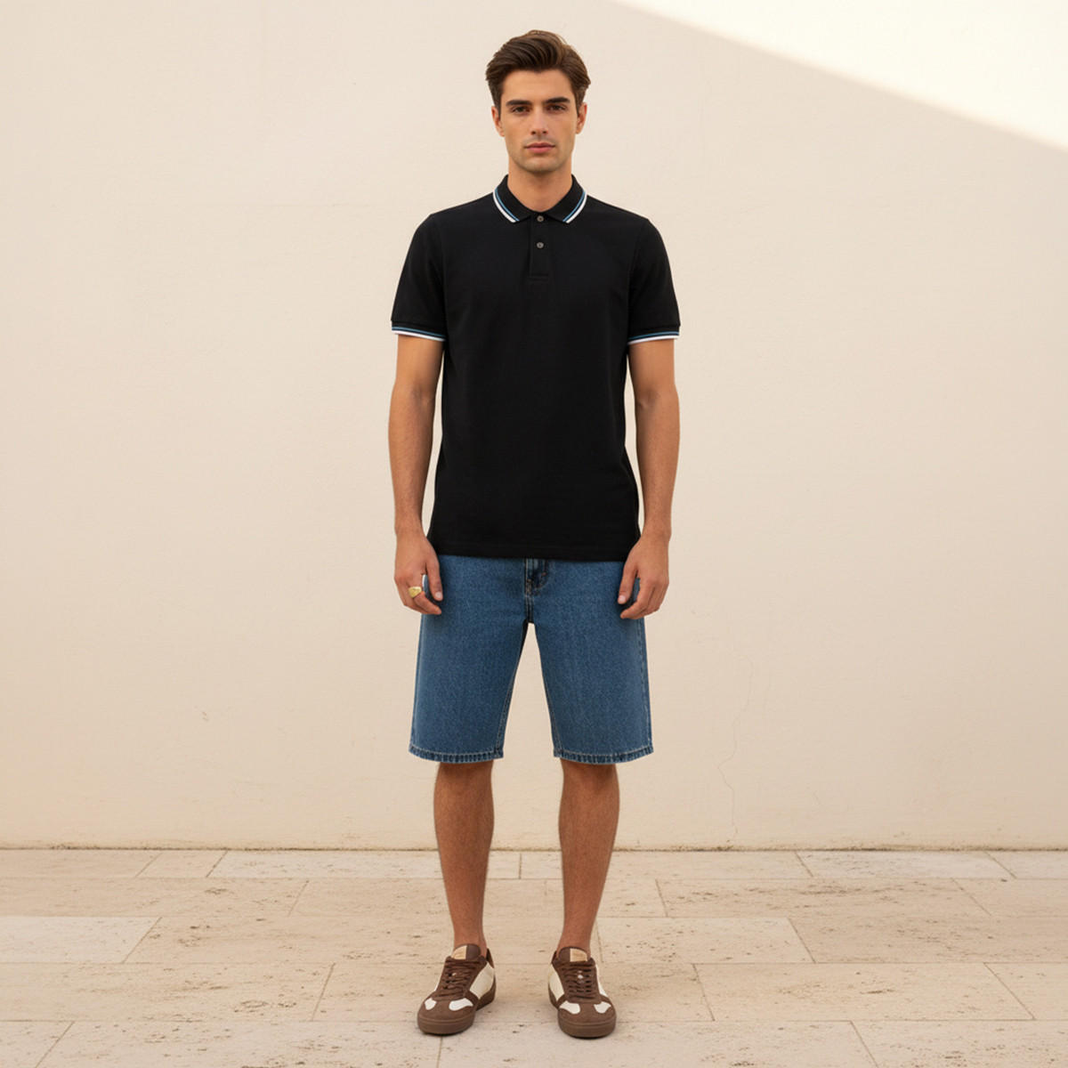 تيشيرت بولو للرجال بأكمام قصيرة-men-clothing-tshirtsandpolos-polos-image-3