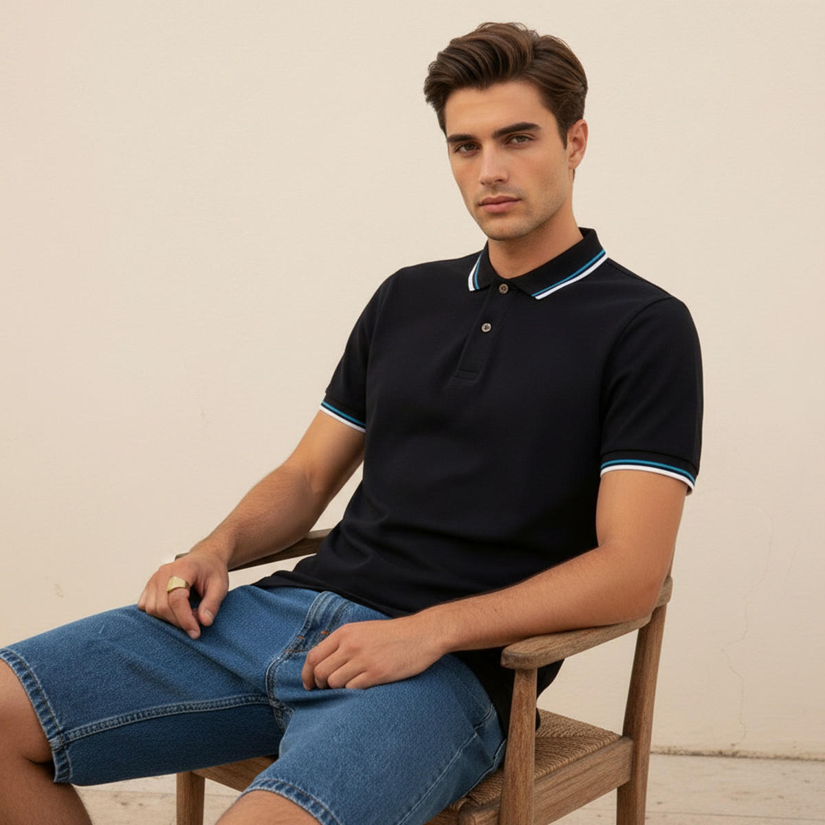 تيشيرت بولو للرجال بأكمام قصيرة-men-clothing-tshirtsandpolos-polos-image-5