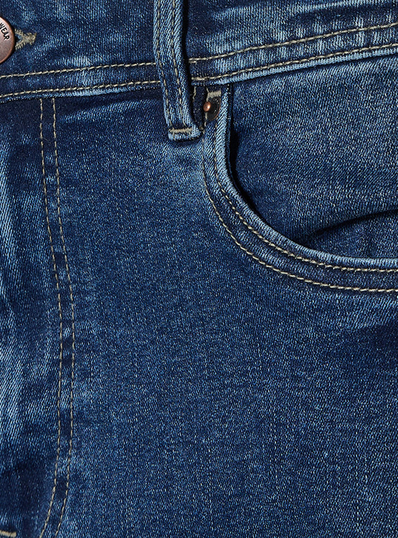 بنطلون جينز بقصة ضيقة وخصر متوسط-women-clothing-bottoms-jeans-image-2