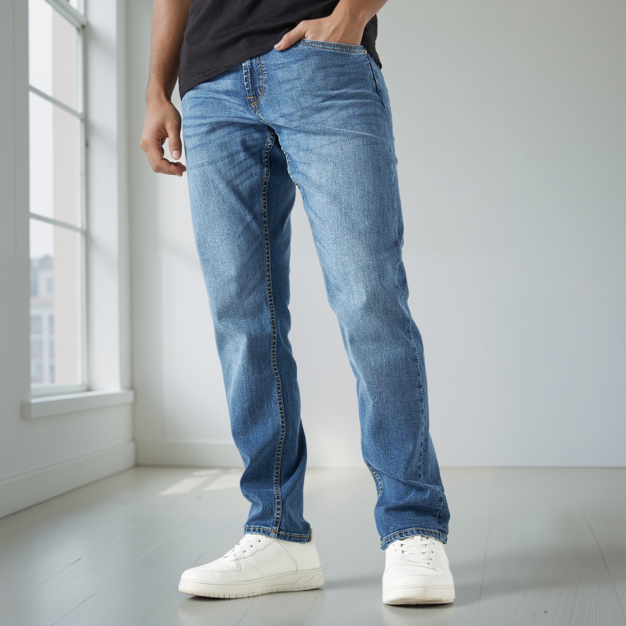 بنطلون جينز بقصة سليم وجيوب-men-clothing-bottoms-jeans-image-4