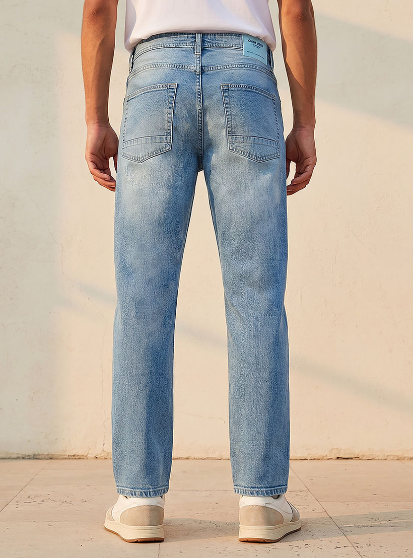 بنطلون جينز رجالي بقصة مستقيمة وخصر عالي-men-clothing-jeans-image-4