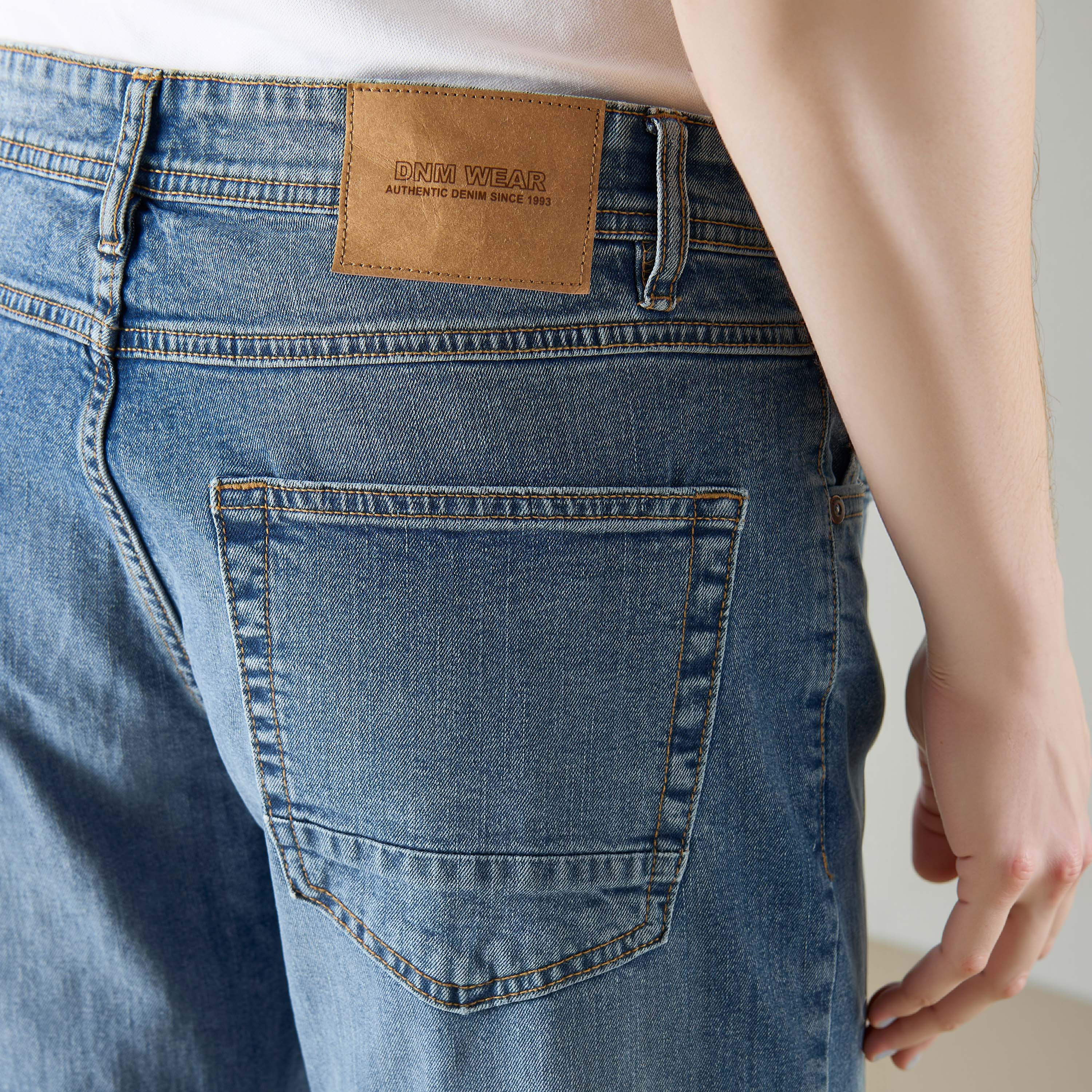 بنطلون جينز رجالي بقصة مستقيمة وخصر عالي-men-clothing-jeans-image-5