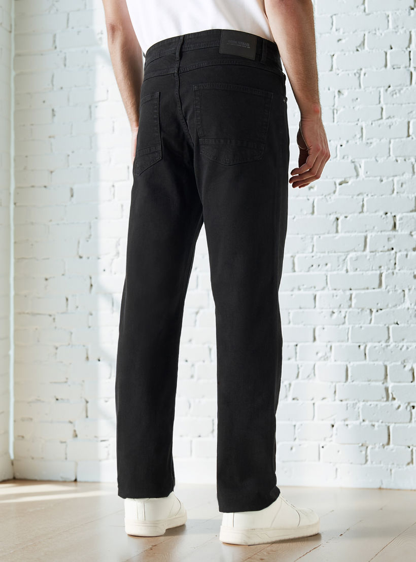بنطلون جينز رجالي بقصة مستقيمة وخصر عالي-men-clothing-jeans-image-3