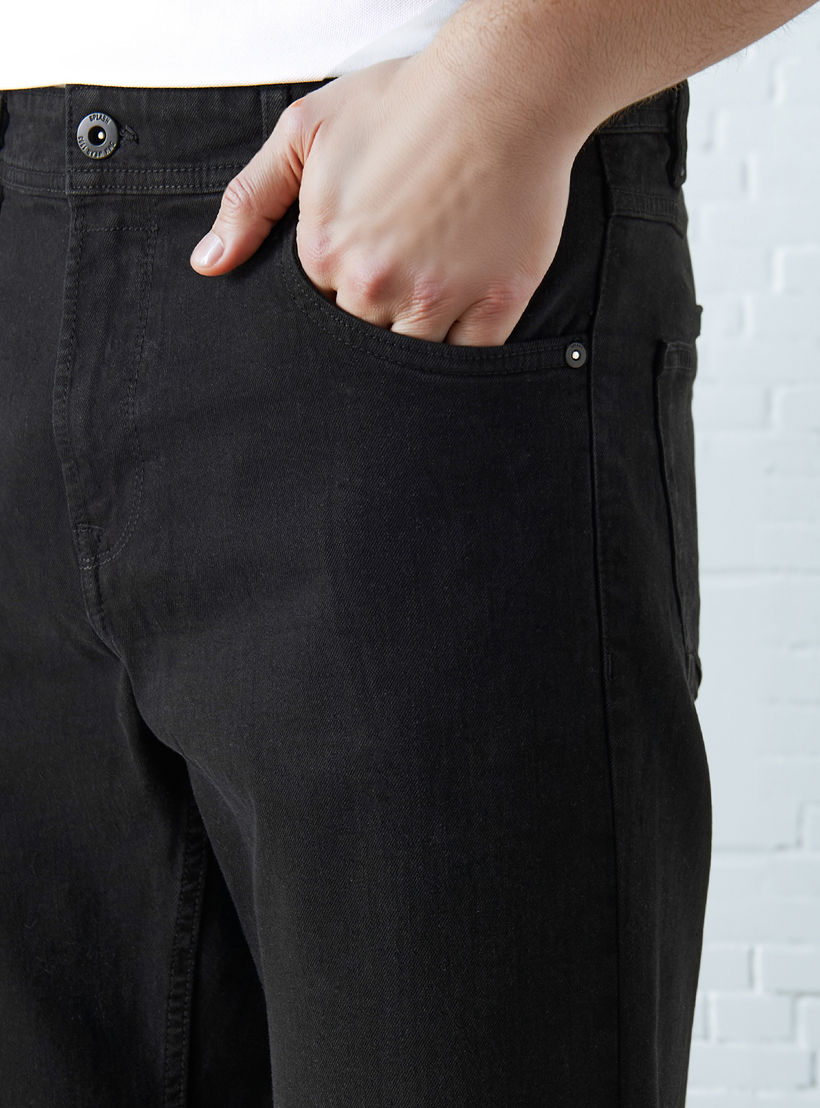بنطلون جينز رجالي بقصة مستقيمة وخصر عالي-men-clothing-jeans-image-4