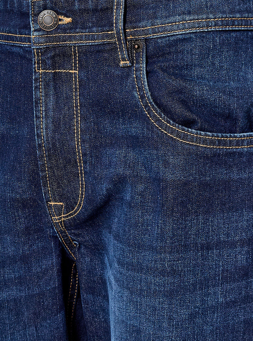 بنطلون جينز رجالي بقصة مستقيمة وخصر عالي-men-clothing-jeans-image-2