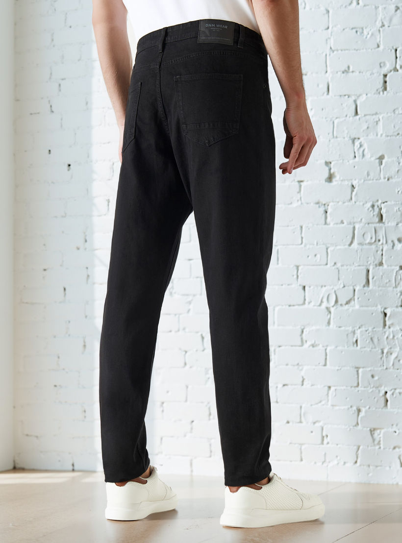 بنطلون جينز بقصة مدببة وجيوب-men-clothing-jeans-image-3