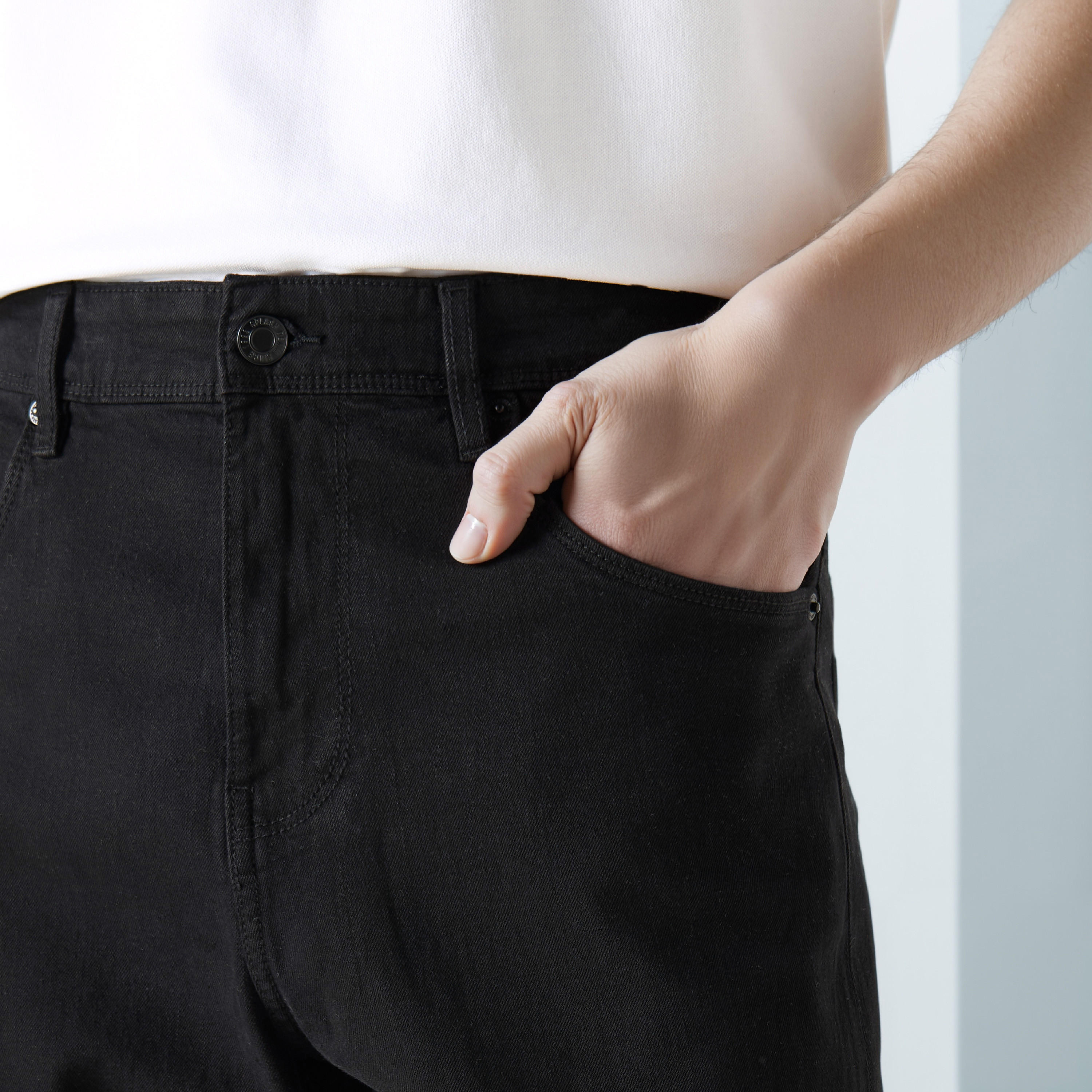 Tapered Fit Jeans with Pockets-men-clothing-jeans-image-4