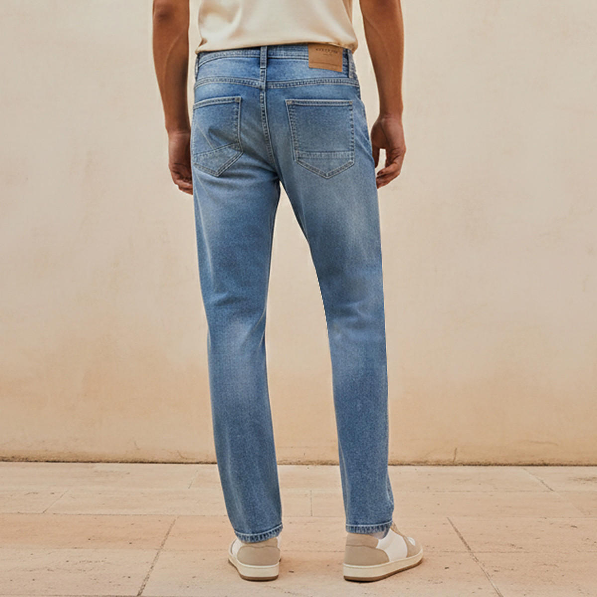 Tapered Fit Jeans with Pockets-men-clothing-jeans-image-4