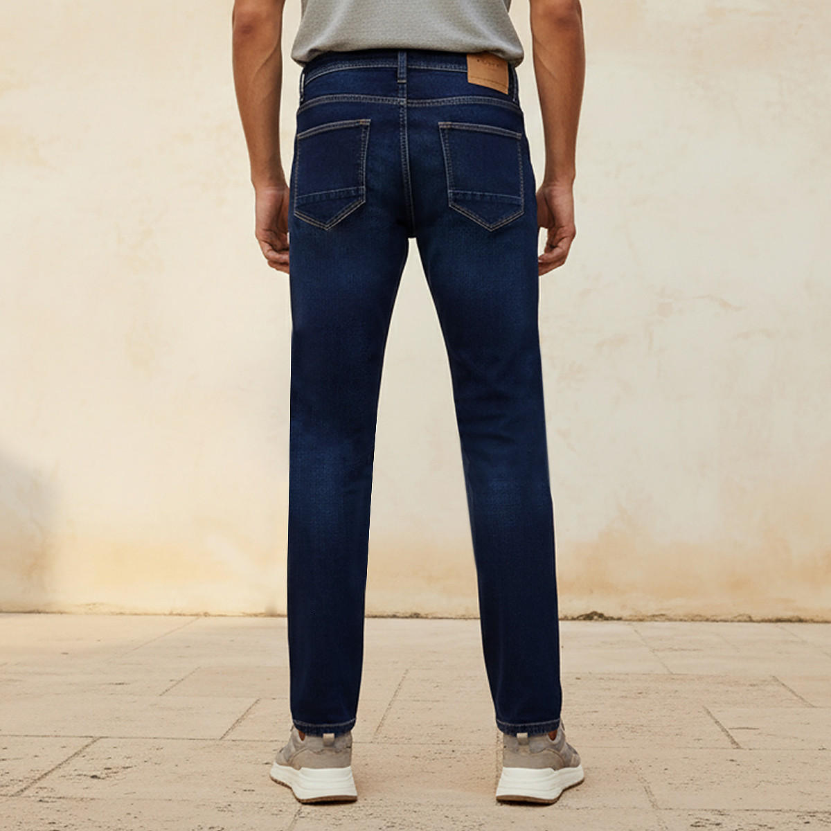Tapered Fit Jeans with Pockets-men-clothing-jeans-image-4