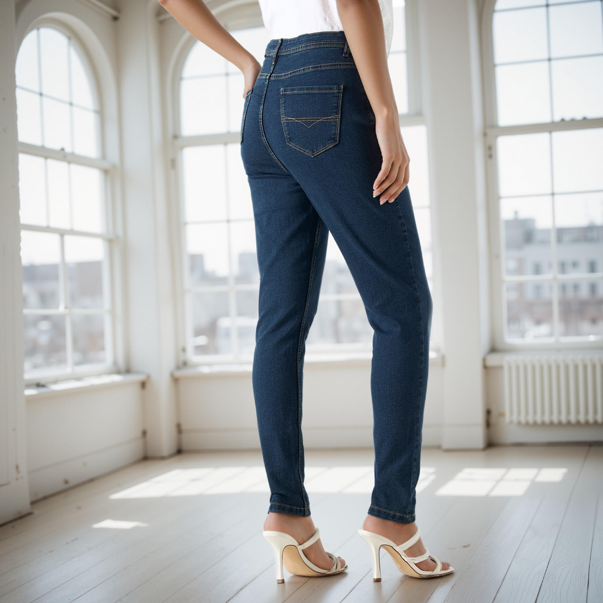 بنطلون جينز بقصّة سكيني وجيوب-women-clothing-bottoms-jeans-image-3